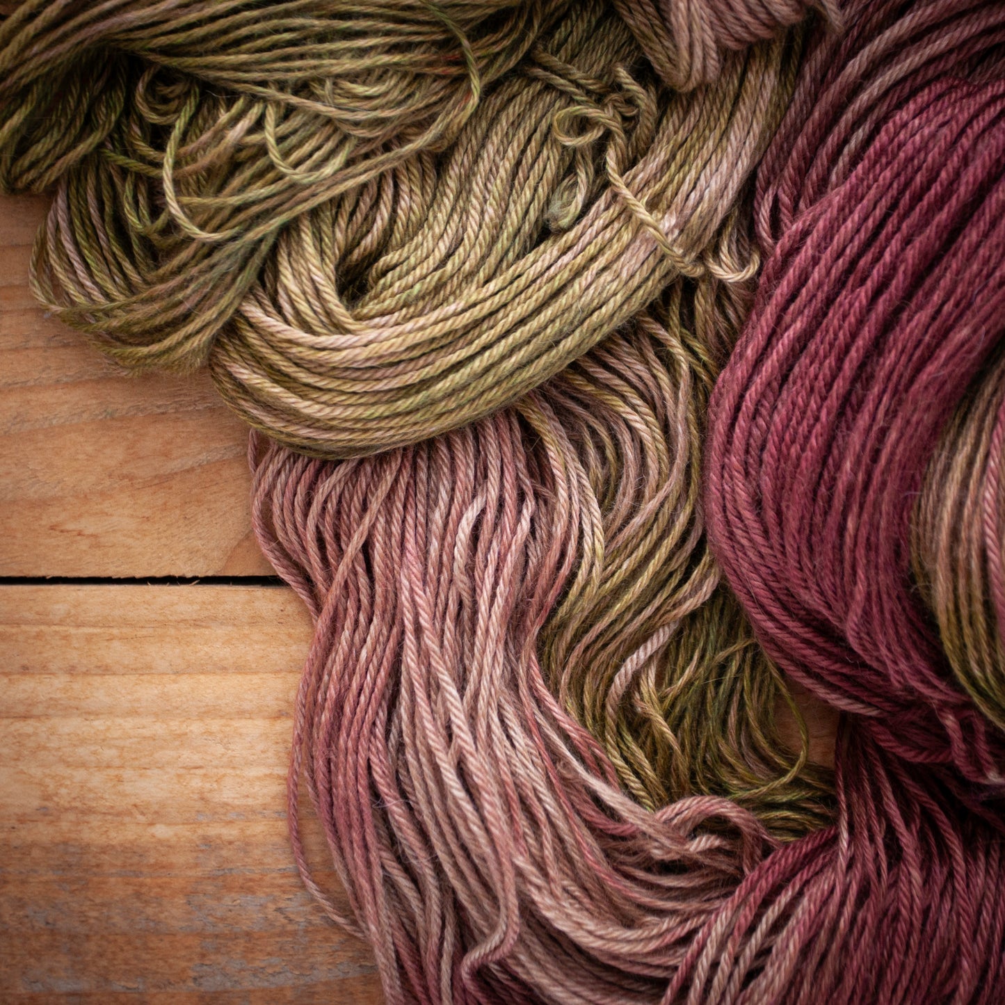 Baby Alpaca/Silk/Cashmere - DK weight - hand dyed yarn - Ready to Ship