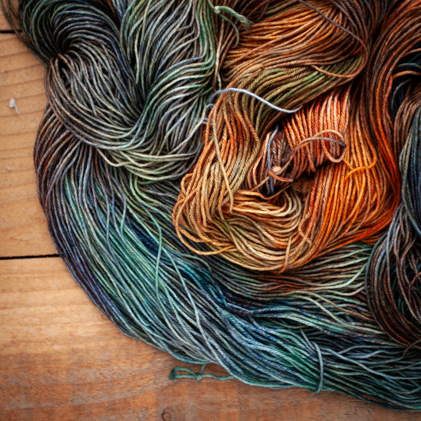 100% Superwash Bluefaced Leicester - DK weight - hand dyed yarn - Ready to Ship