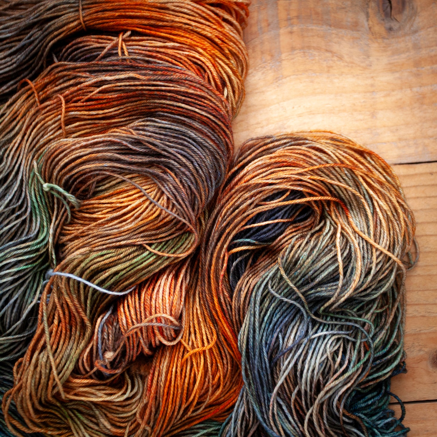 100% Superwash Bluefaced Leicester - DK weight - hand dyed yarn - Ready to Ship