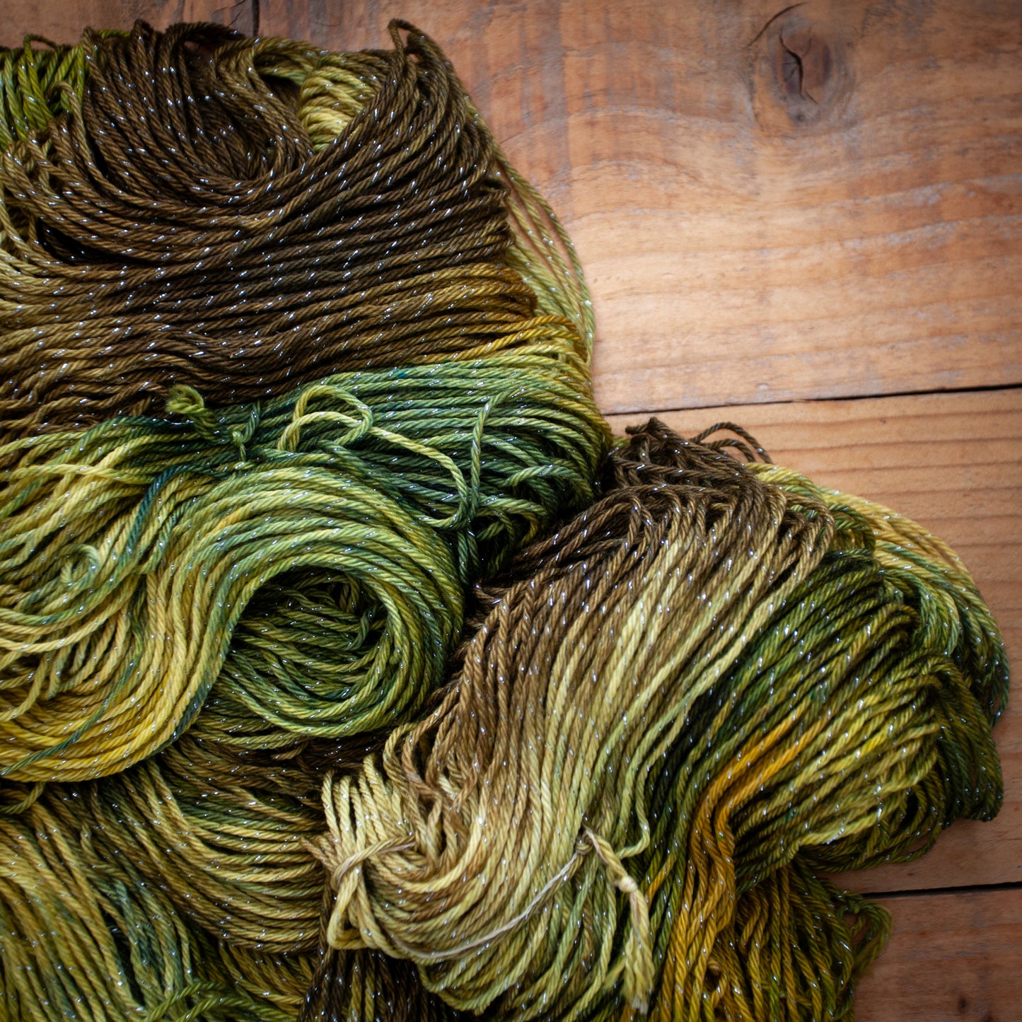 Superwash Merino/Nylon Sparkle - DK weight - hand dyed yarn - Ready to Ship