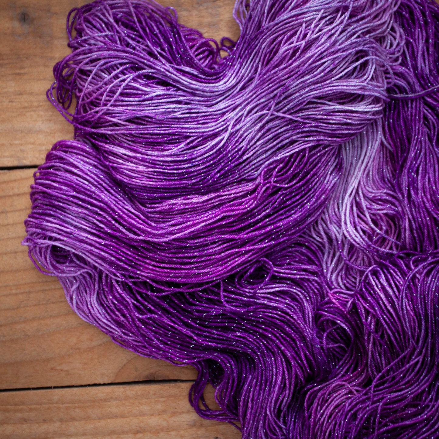 Superwash Merino/Nylon Sparkle - 4ply/fingering weight - hand dyed yarn - Ready to Ship