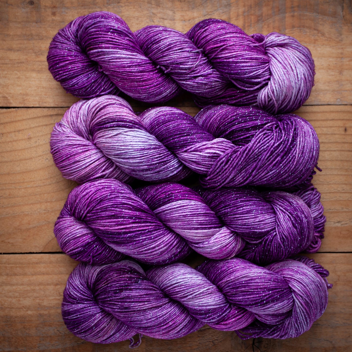 Superwash Merino/Nylon Sparkle - 4ply/fingering weight - hand dyed yarn - Ready to Ship