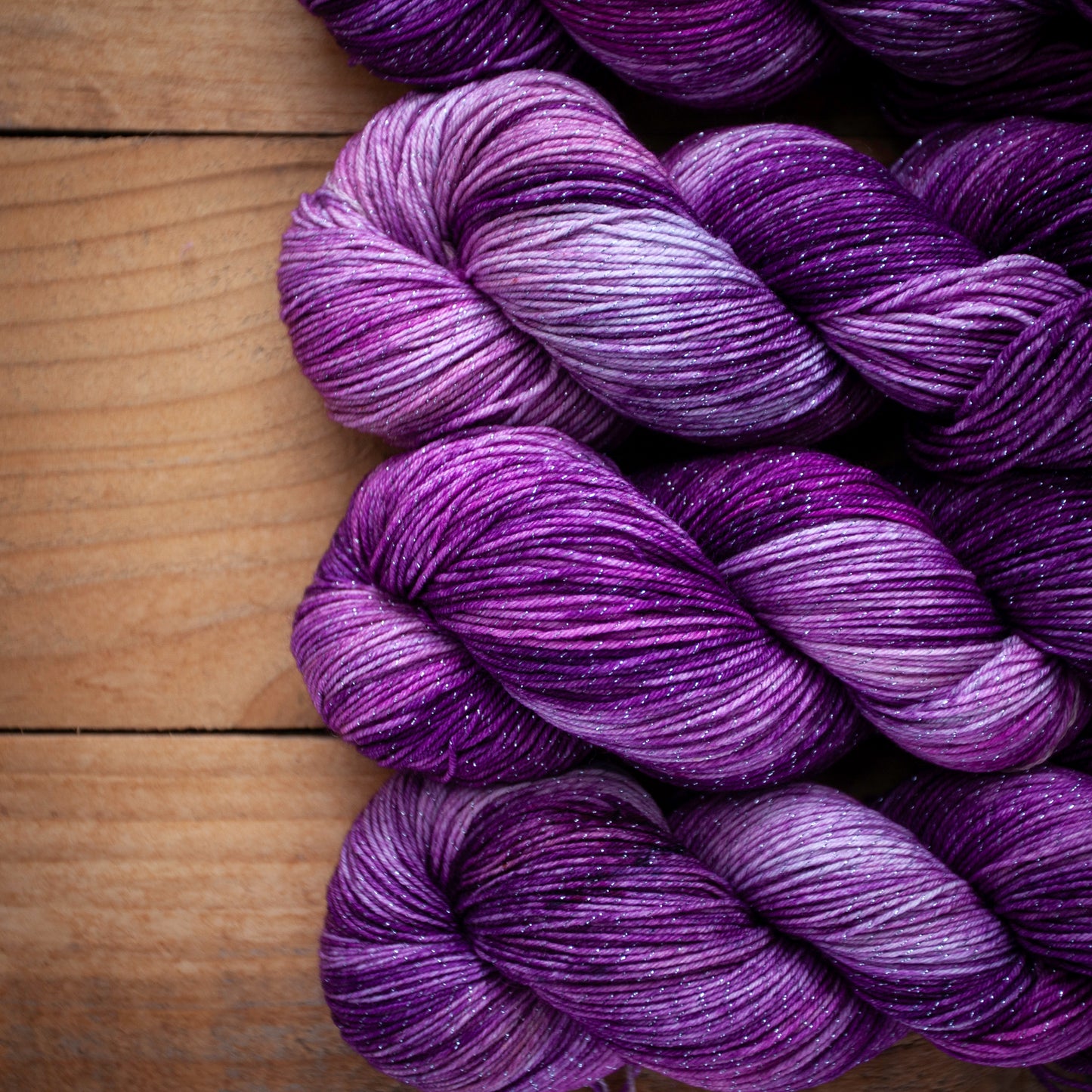 Superwash Merino/Nylon Sparkle - 4ply/fingering weight - hand dyed yarn - Ready to Ship