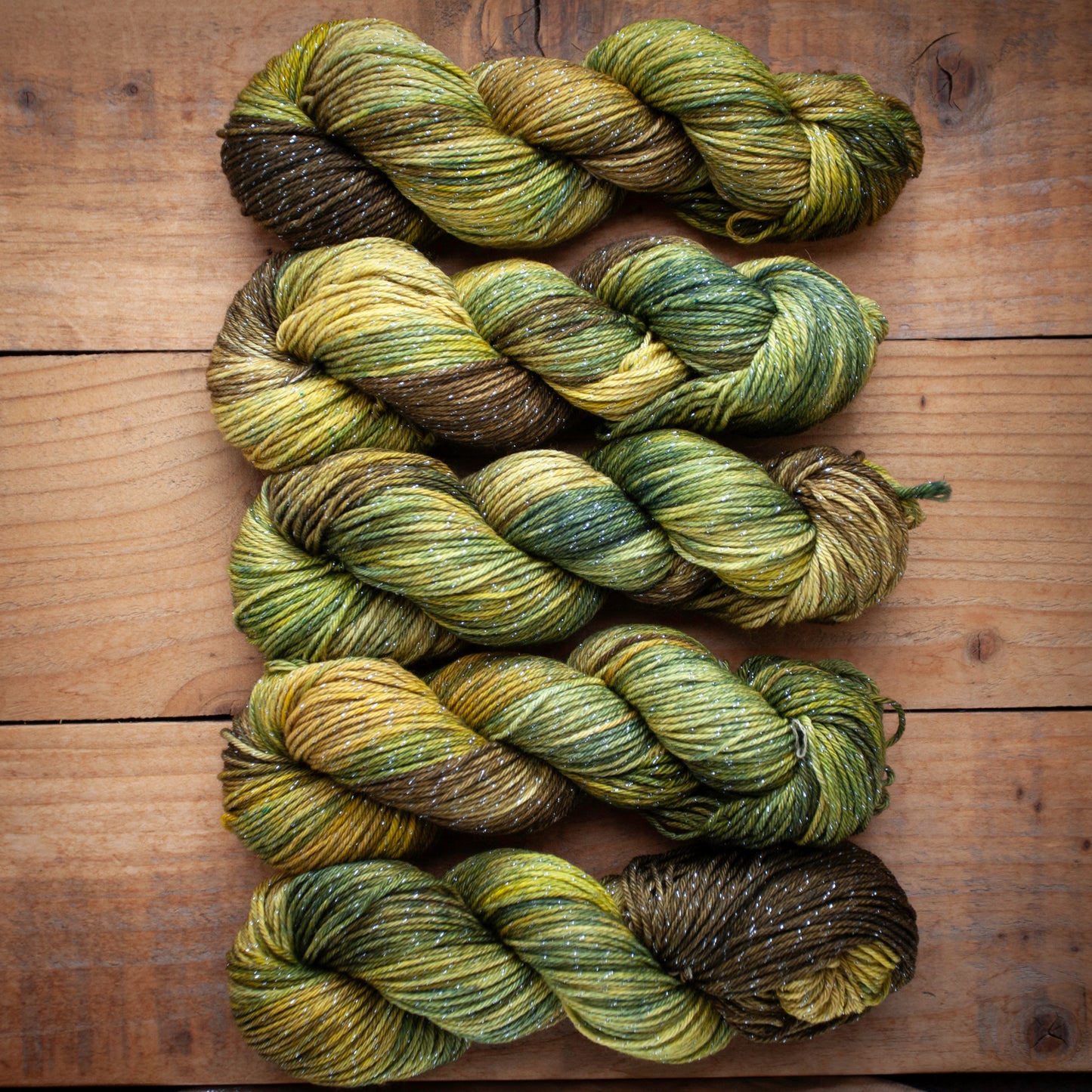 Superwash Merino/Nylon Sparkle - DK weight - hand dyed yarn - Ready to Ship