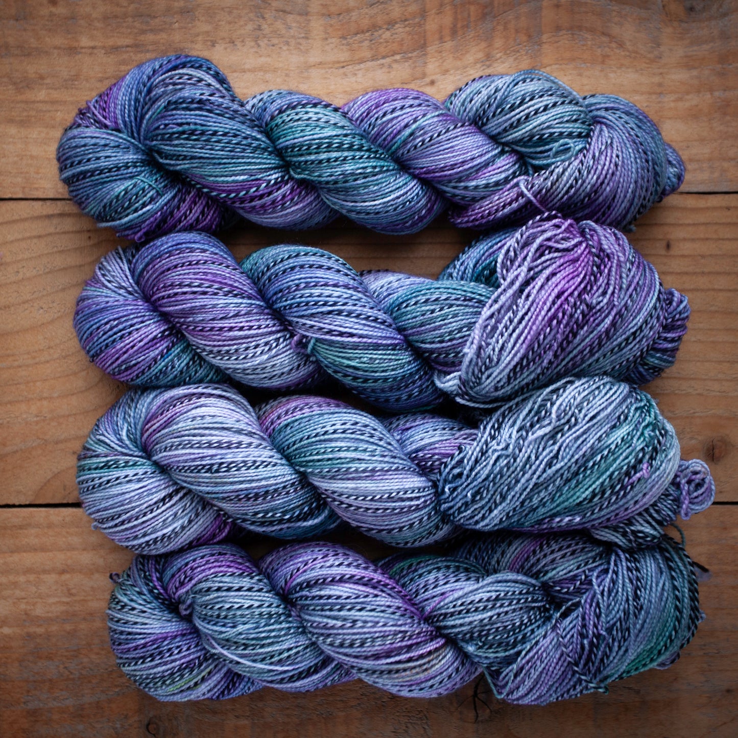Zebra Sock yarn - Superwash Merino/Nylon 4ply - High Twist - hand dyed yarn - Ready to Ship