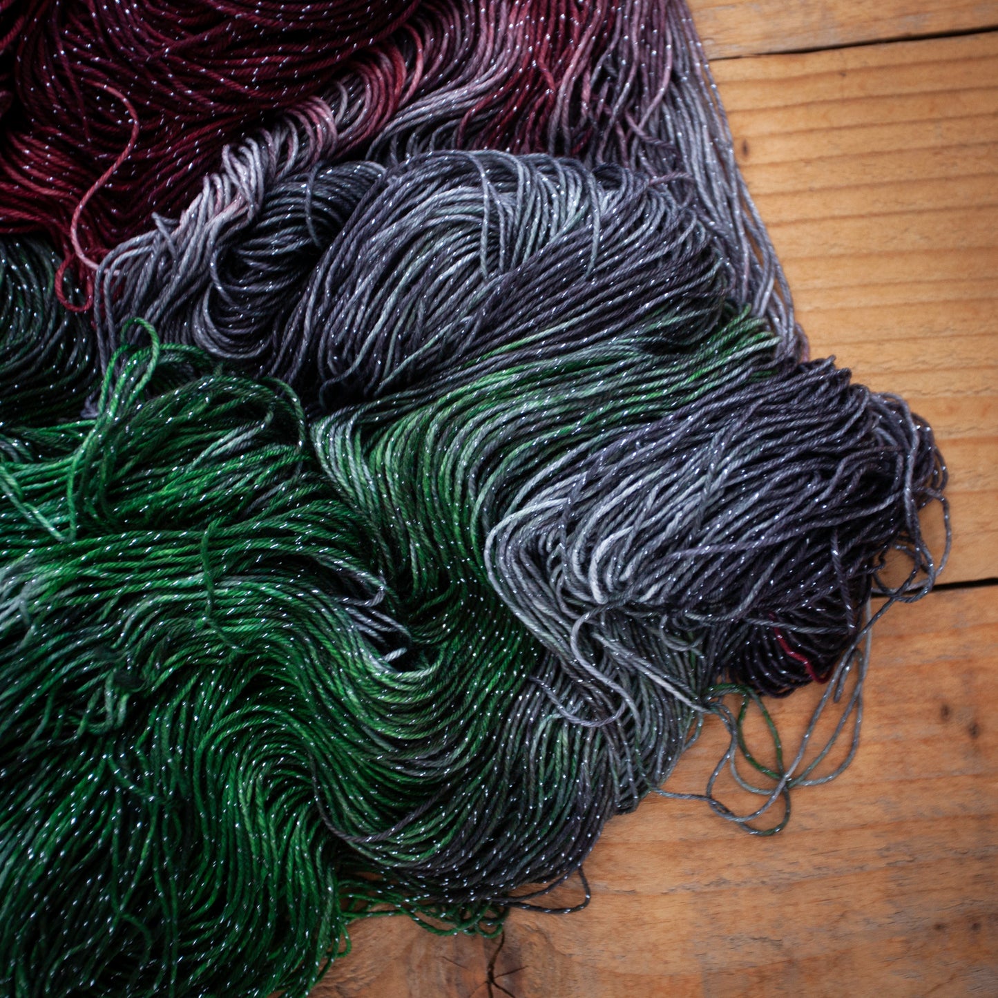 Superwash Merino/Nylon Sparkle - 4ply/fingering weight - hand dyed yarn - Ready to Ship