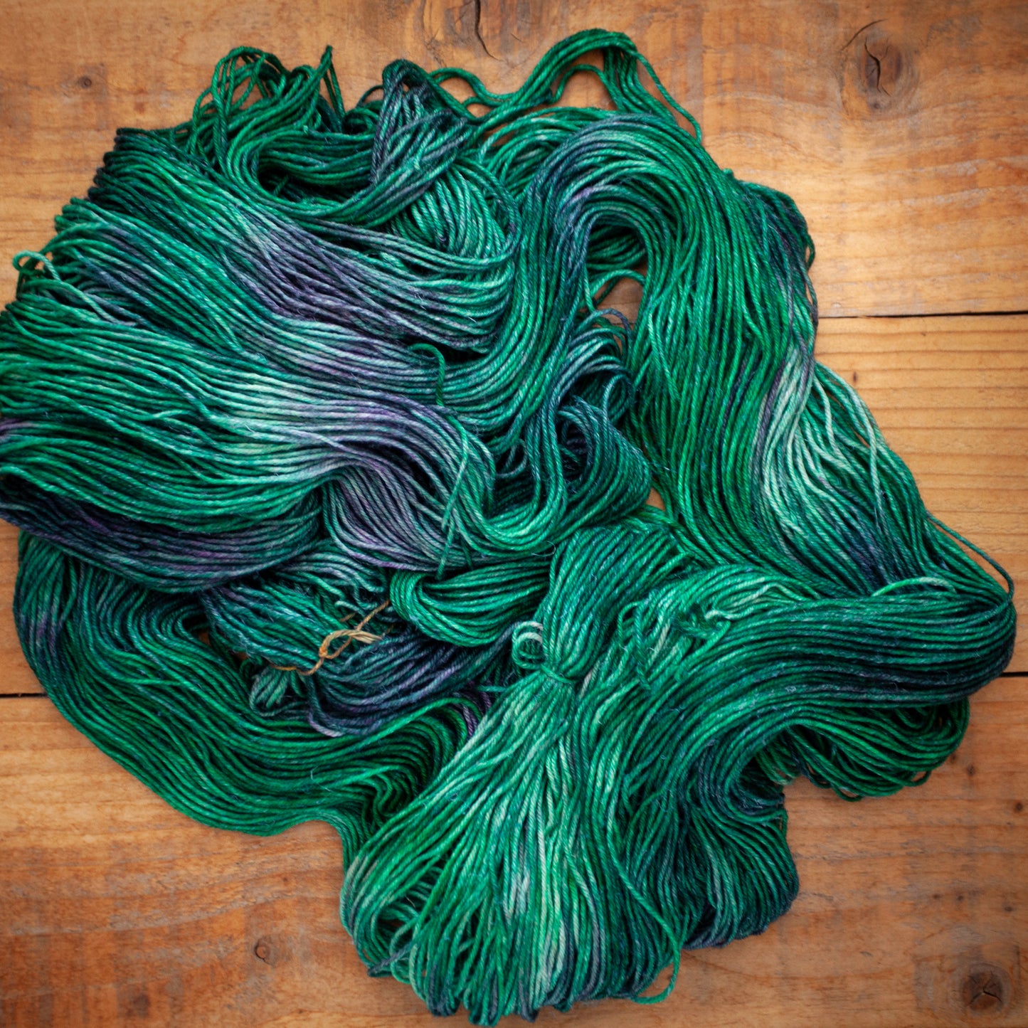 Superwash Merino/Linen/Yak - DK weight - hand dyed yarn - Ready to Ship