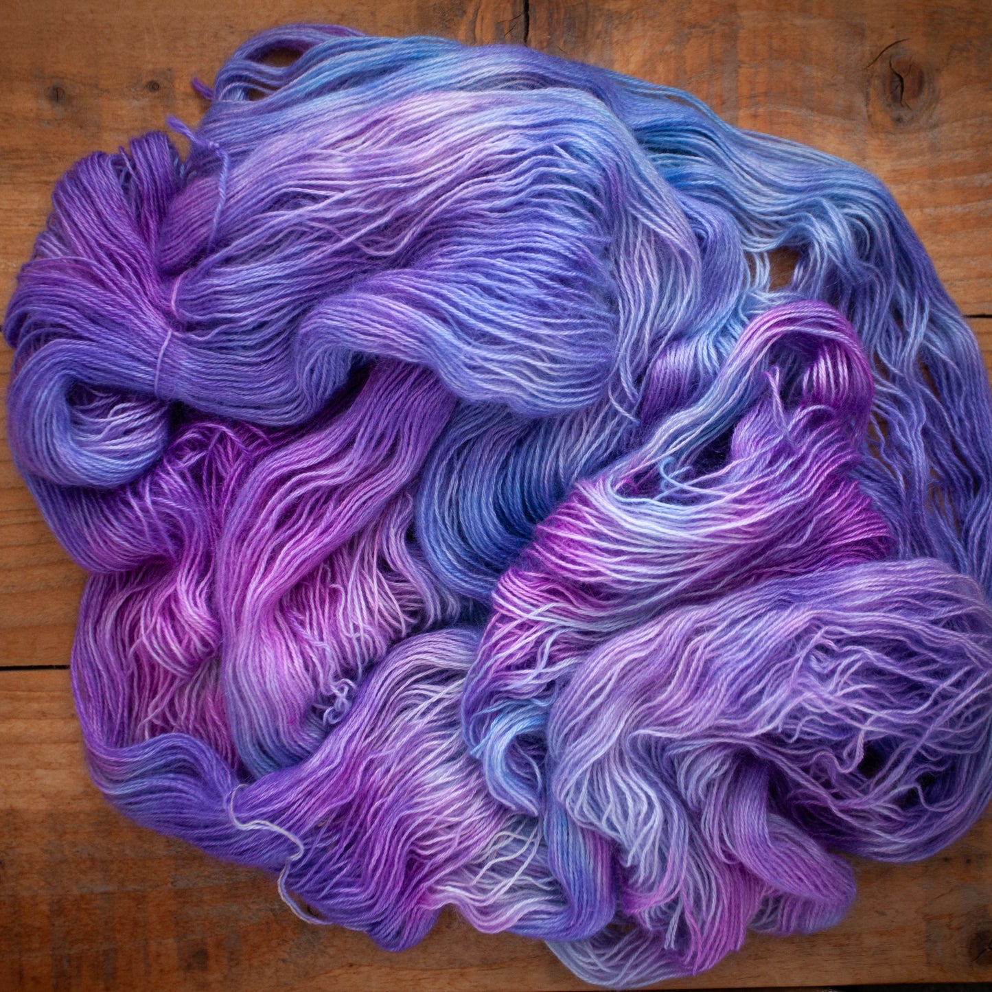 Merino / Mohair - 4ply - hand dyed yarn - Ready to Ship