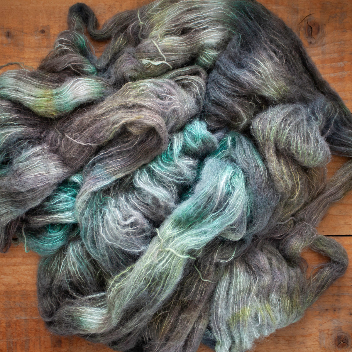 Baby Alpaca Silk Yak fluff - lace weight - Ready to Ship