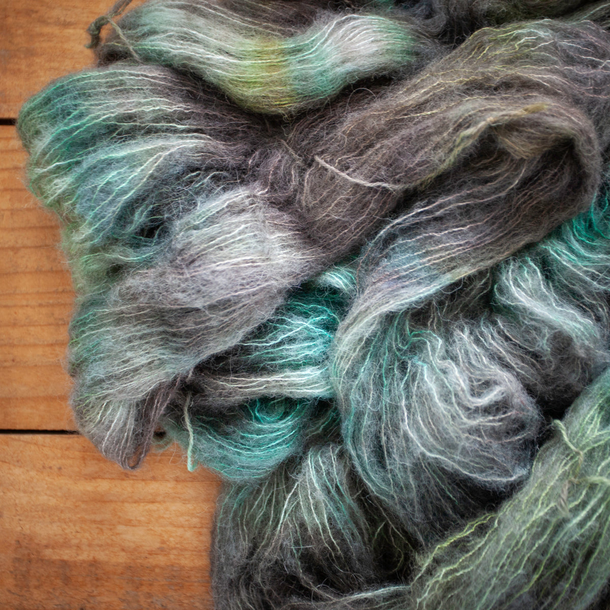 Baby Alpaca Silk Yak fluff - lace weight - Ready to Ship