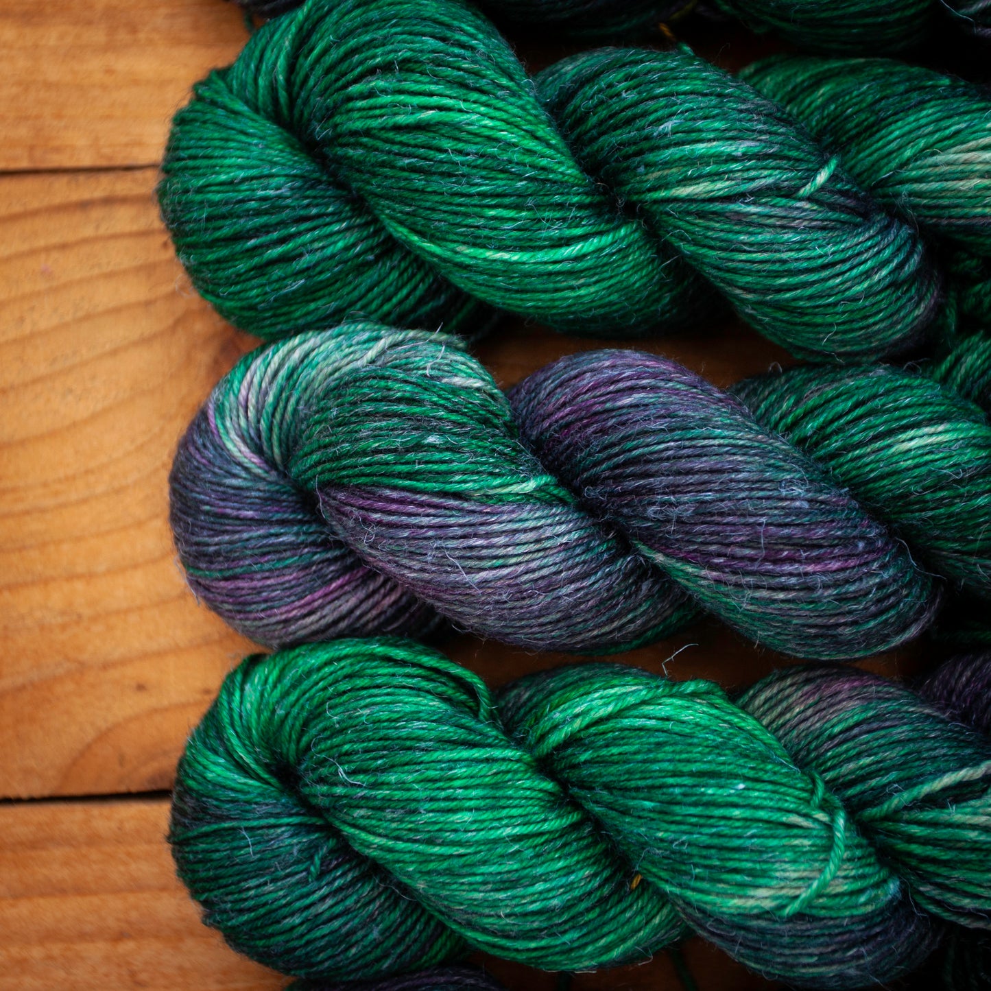 Superwash Merino/Linen/Yak - DK weight - hand dyed yarn - Ready to Ship