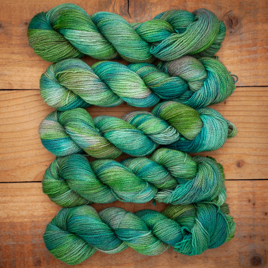 Corriedale / Gotland 4ply fingering weight - hand dyed yarn - Ready to Ship