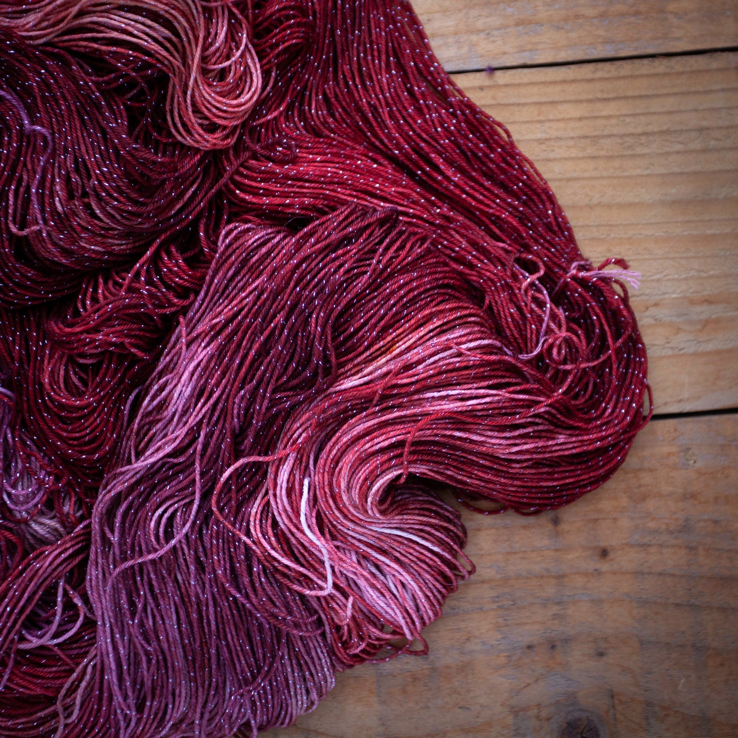 Superwash Merino/Nylon Sparkle - 4ply/fingering weight - hand dyed yarn - Ready to Ship