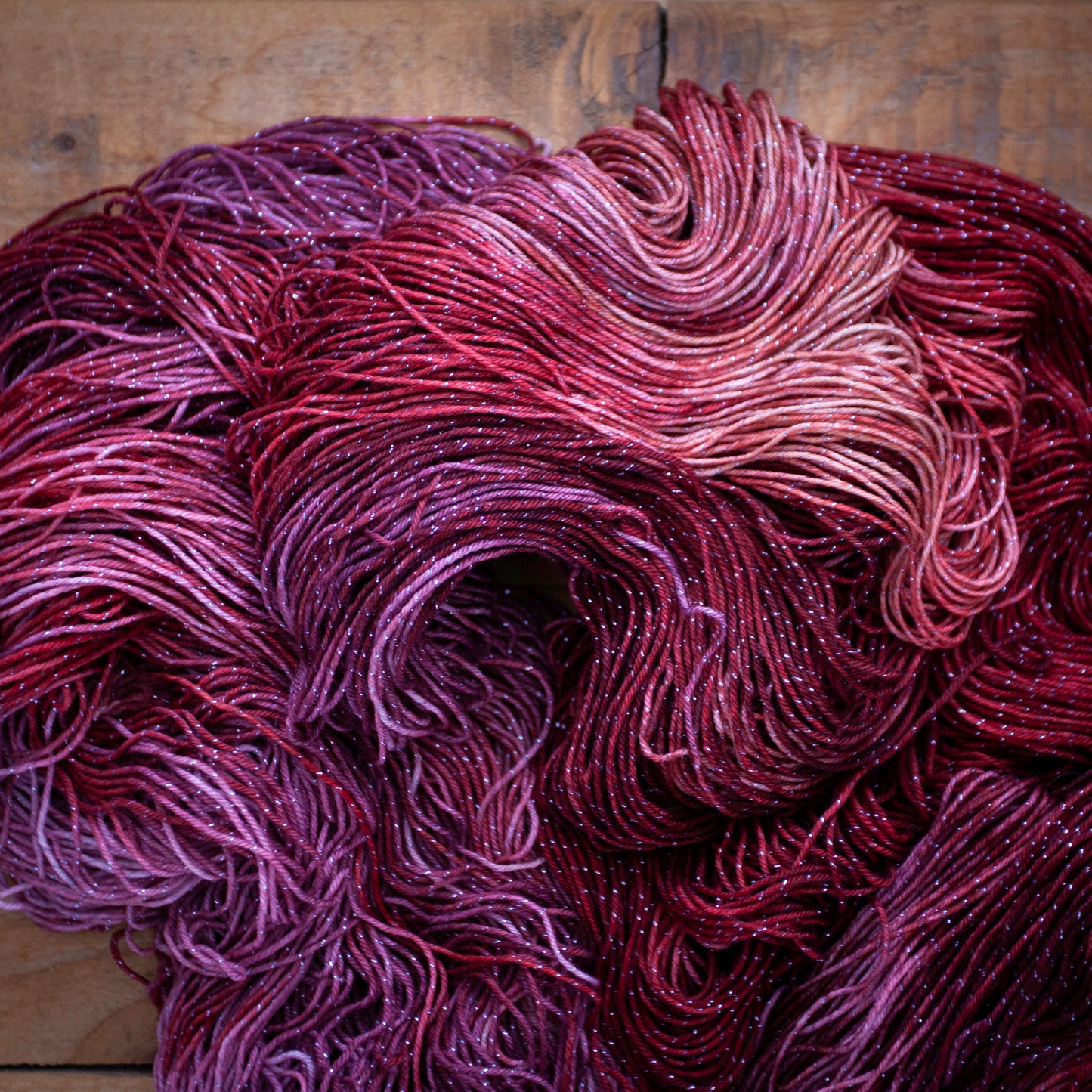 Superwash Merino/Nylon Sparkle - 4ply/fingering weight - hand dyed yarn - Ready to Ship