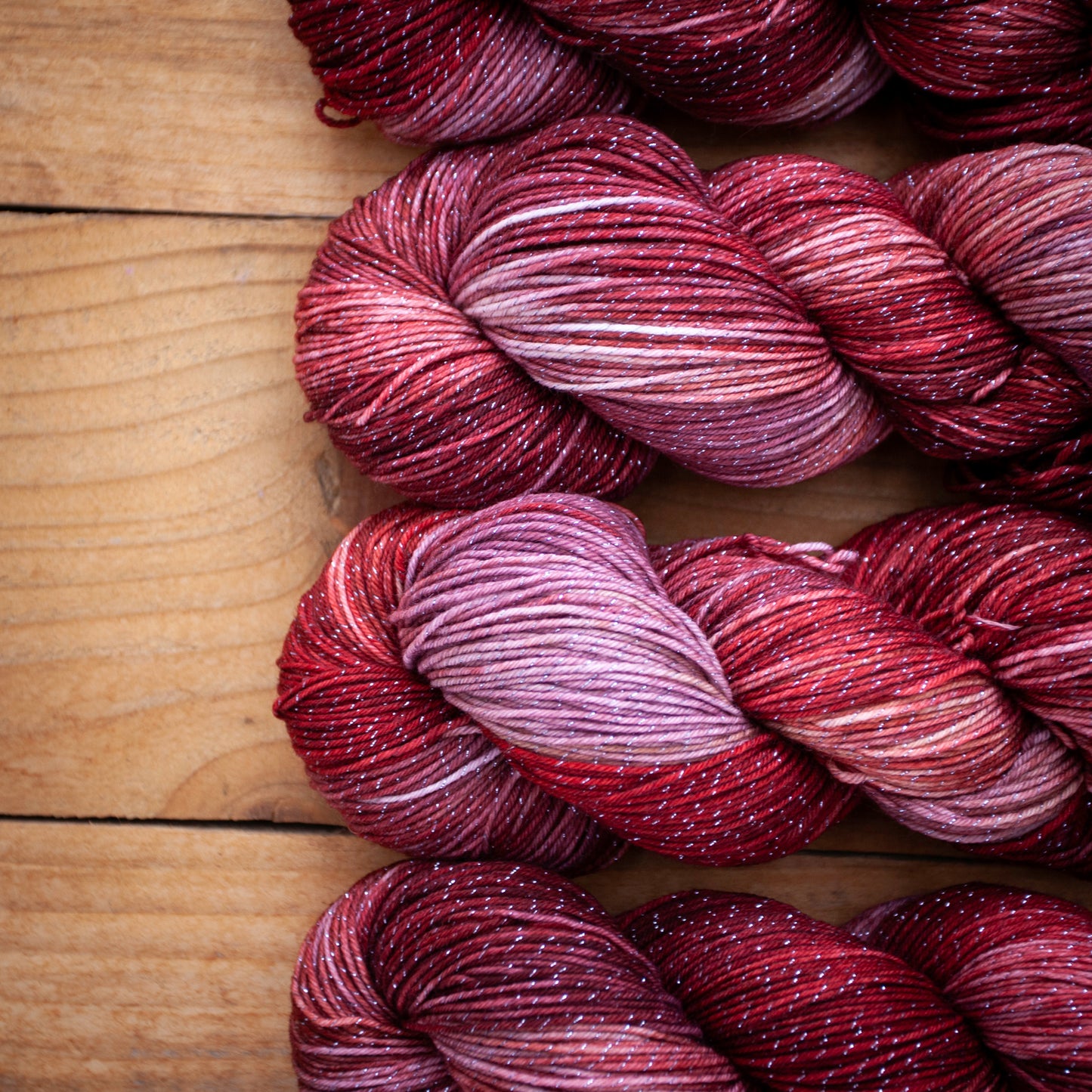 Superwash Merino/Nylon Sparkle - 4ply/fingering weight - hand dyed yarn - Ready to Ship