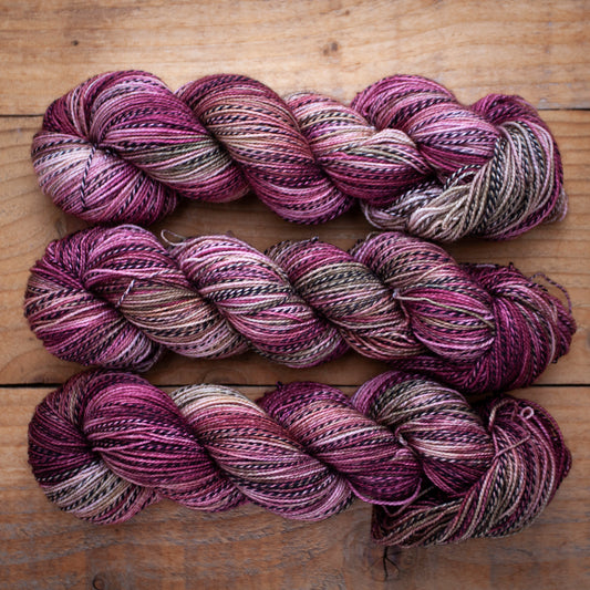 Zebra Sock yarn - Superwash Merino/Nylon 4ply - High Twist - hand dyed yarn - Ready to Ship