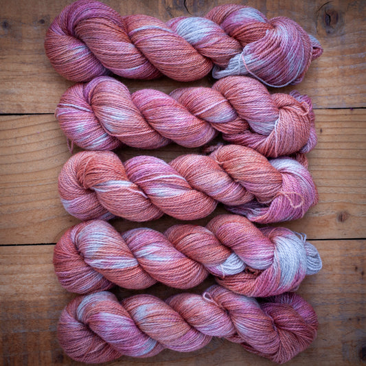 Corriedale / Gotland 4ply fingering weight - hand dyed yarn - Ready to Ship