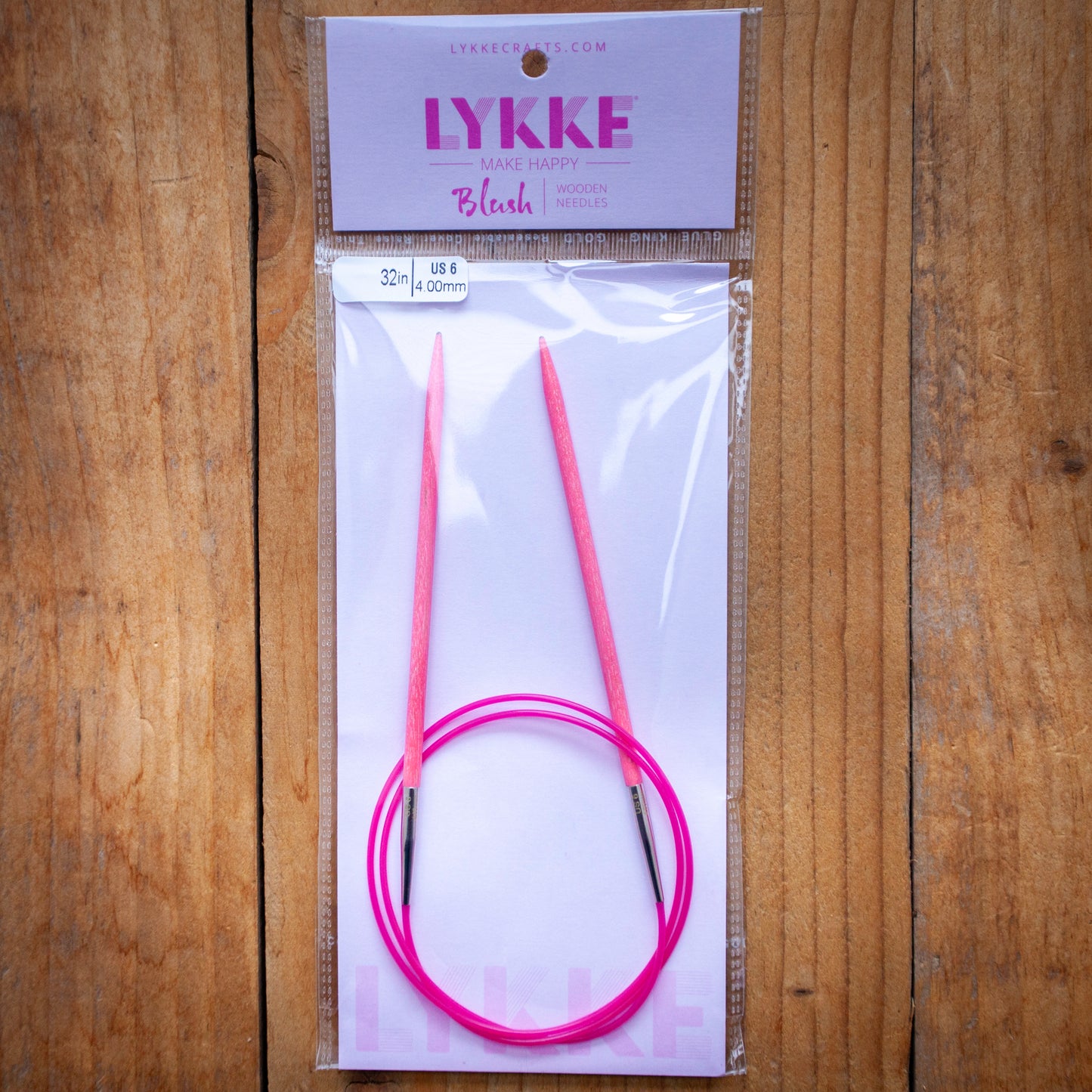 Lykke Blush 32" Fixed Circular Knitting Needles – Birchwood