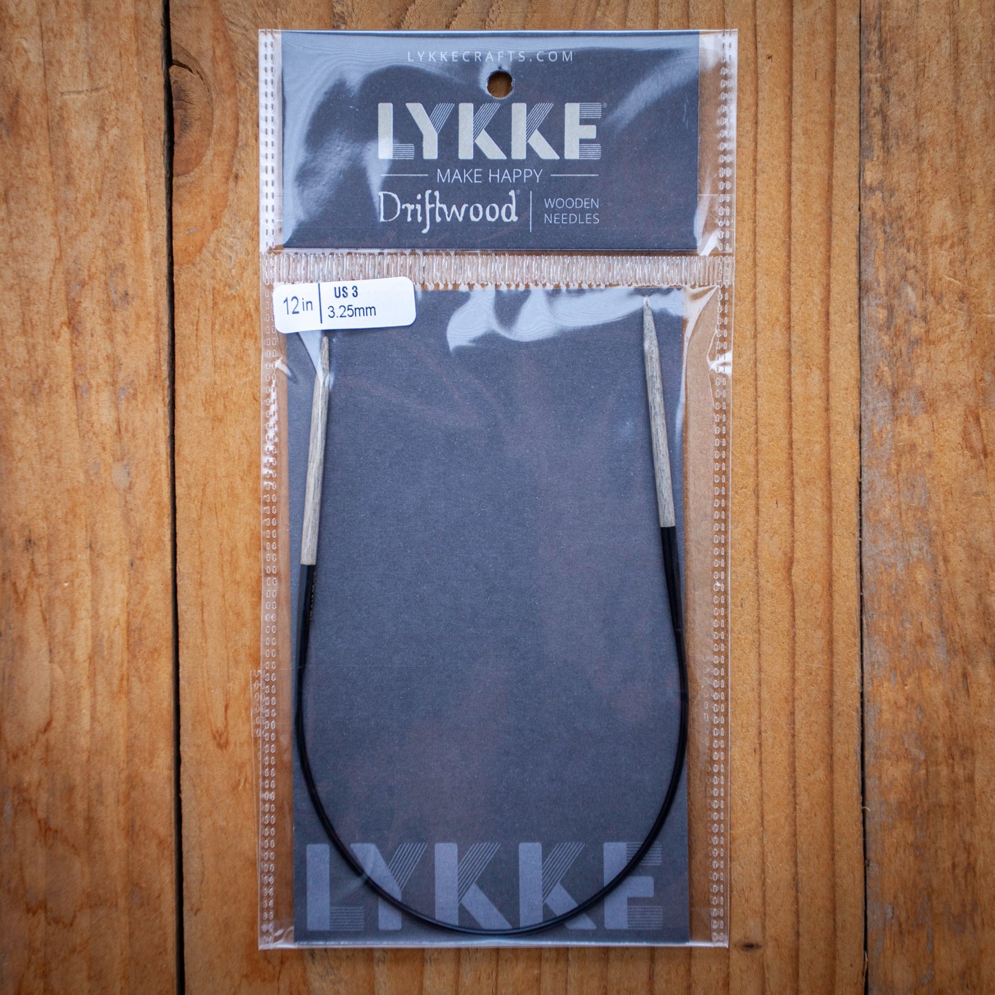 Lykke Driftwood Fixed Circular Knitting Needles – Birchwood (12", 16", 24", 32", 40")