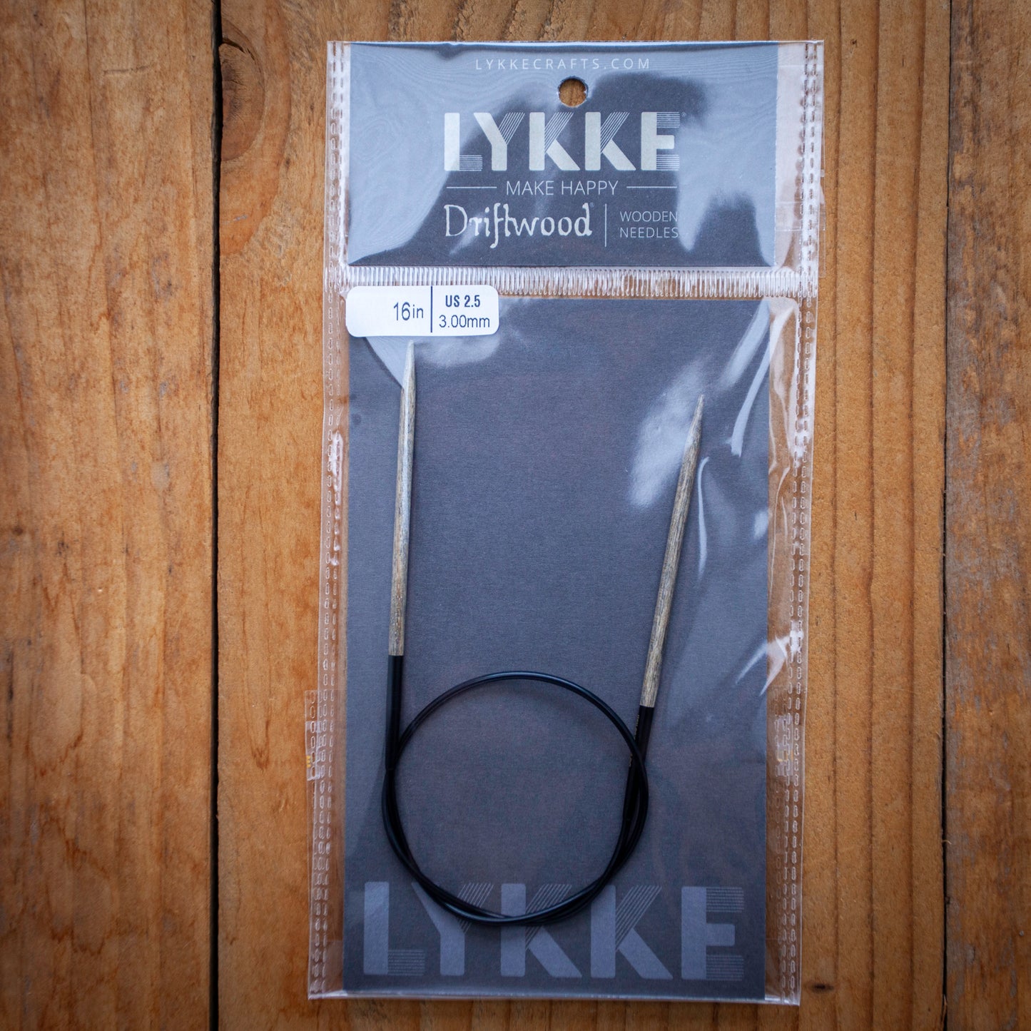 Lykke Driftwood Fixed Circular Knitting Needles – Birchwood (12", 16", 24", 32", 40")