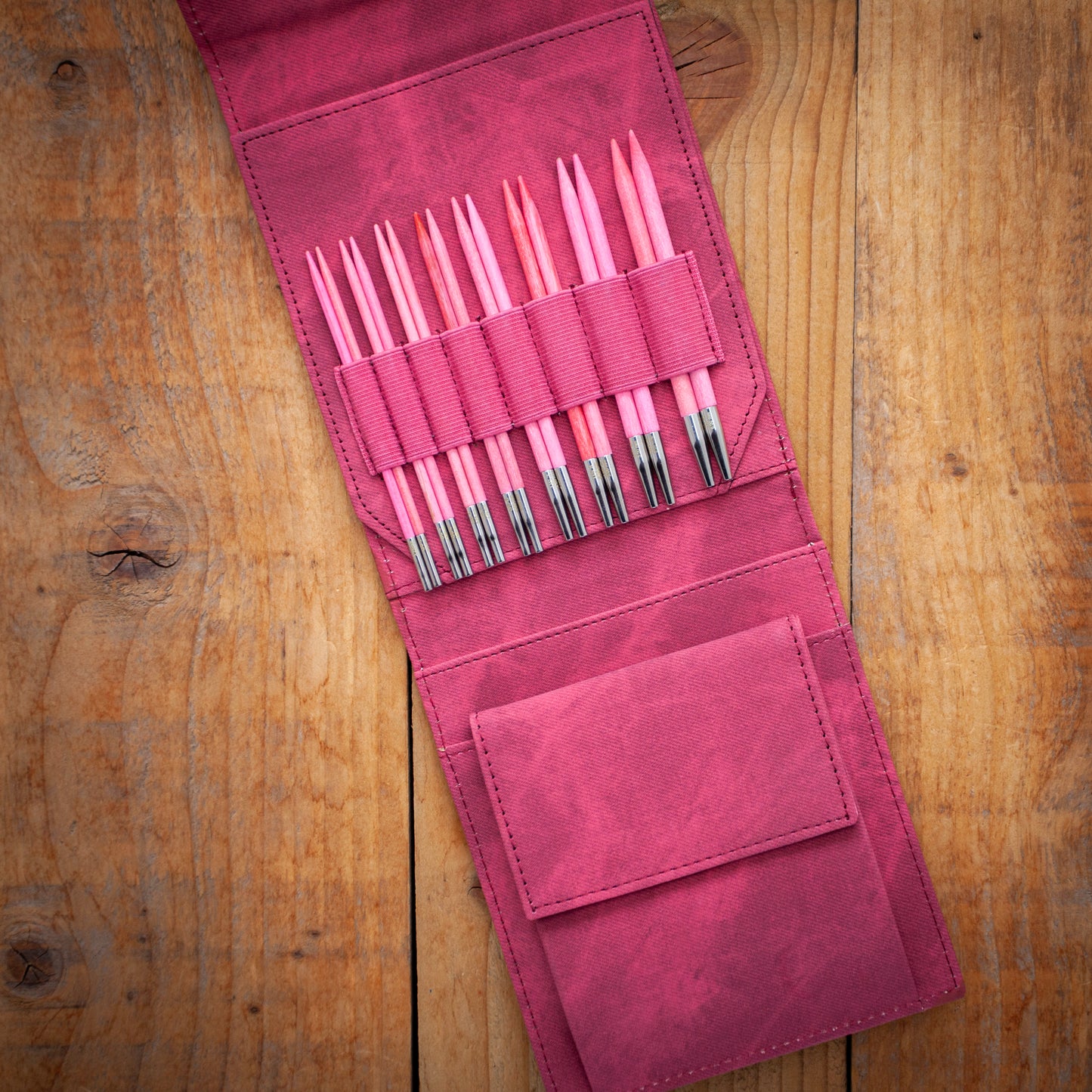 Lykke Blush 5" Interchangeable Needle Starter Set – Crimson