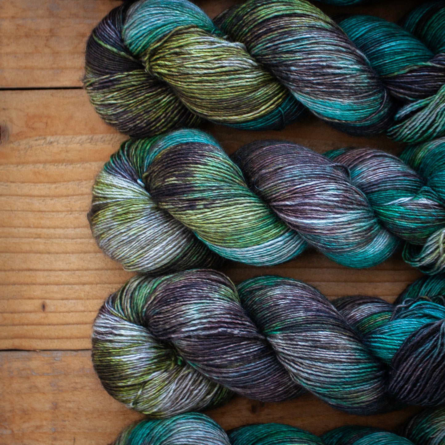 Yak Silk Singles 4ply - extra large skein 120g - hand dyed yarn - Ready to Ship