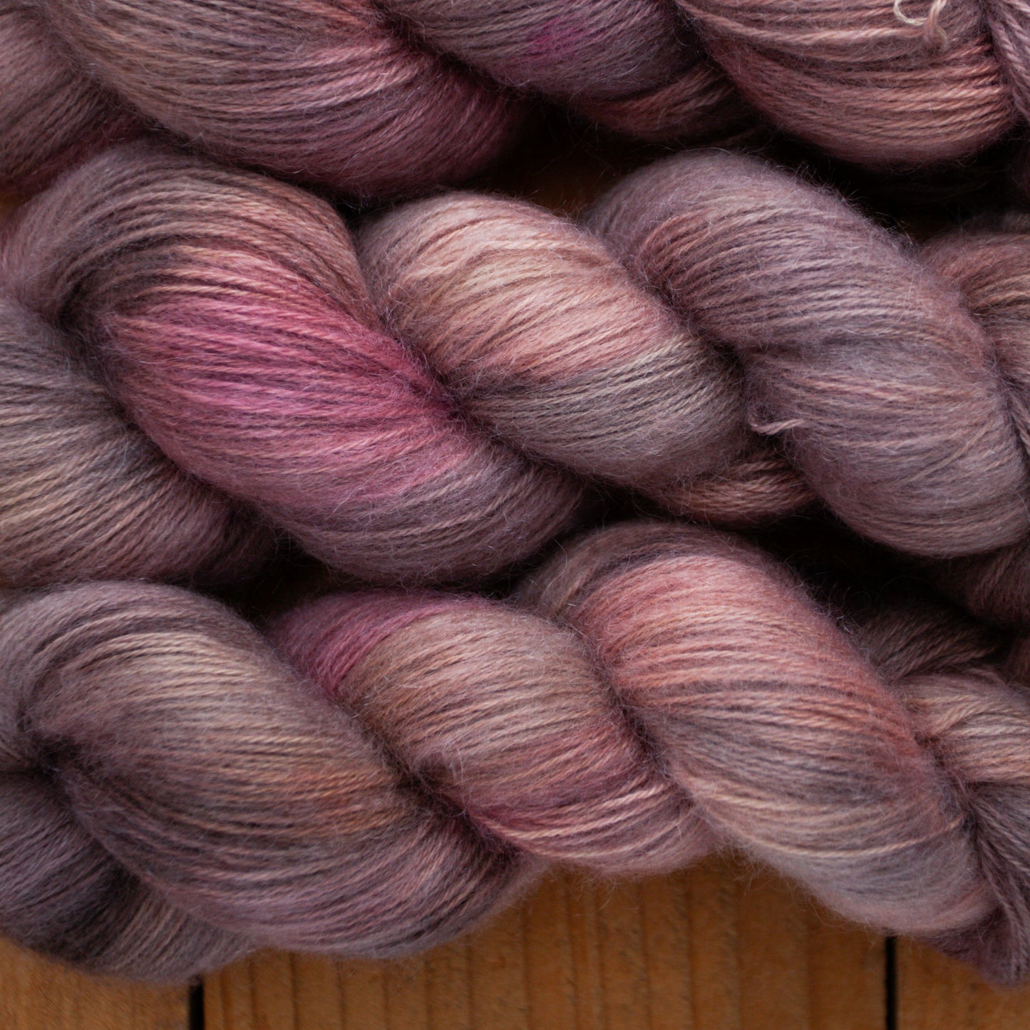 Merino / Mohair - 4ply - hand dyed yarn - Ready to Ship