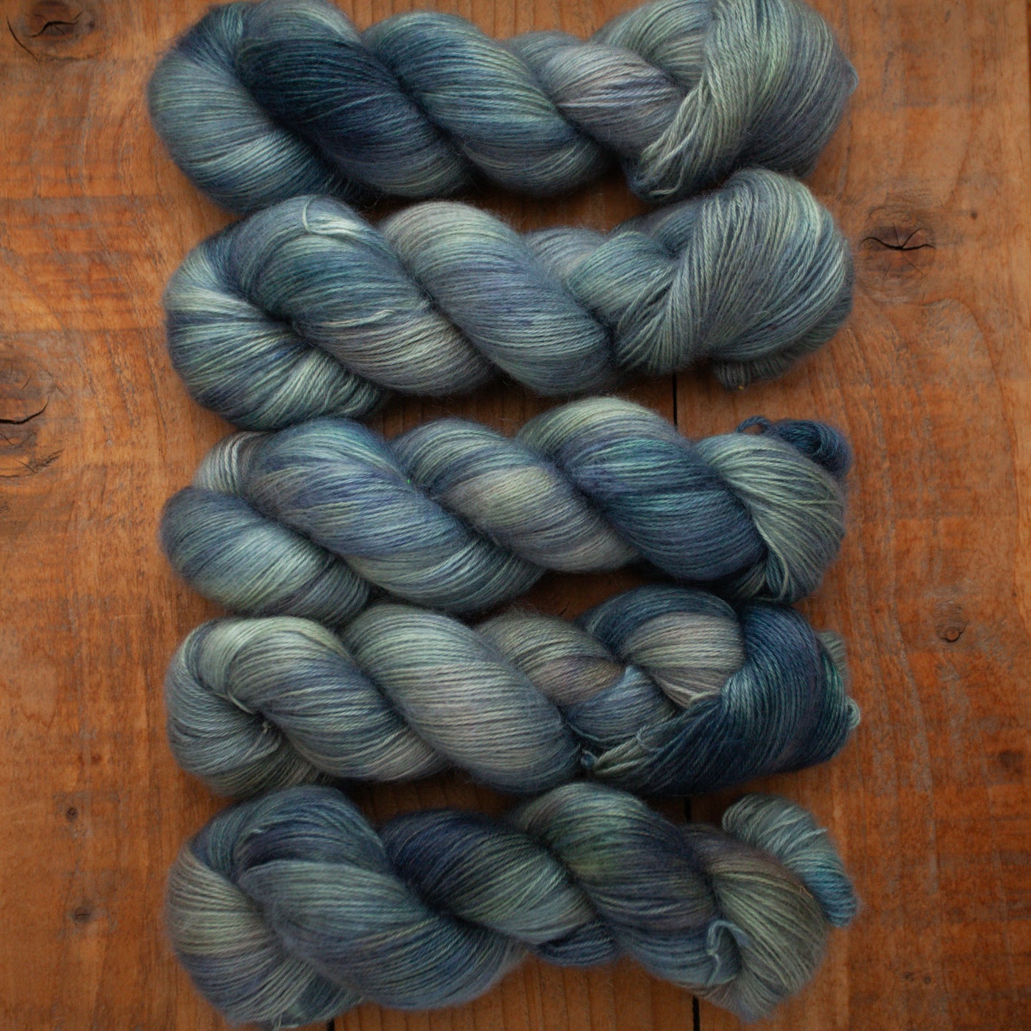 Merino / Mohair - 4ply - hand dyed yarn - Ready to Ship