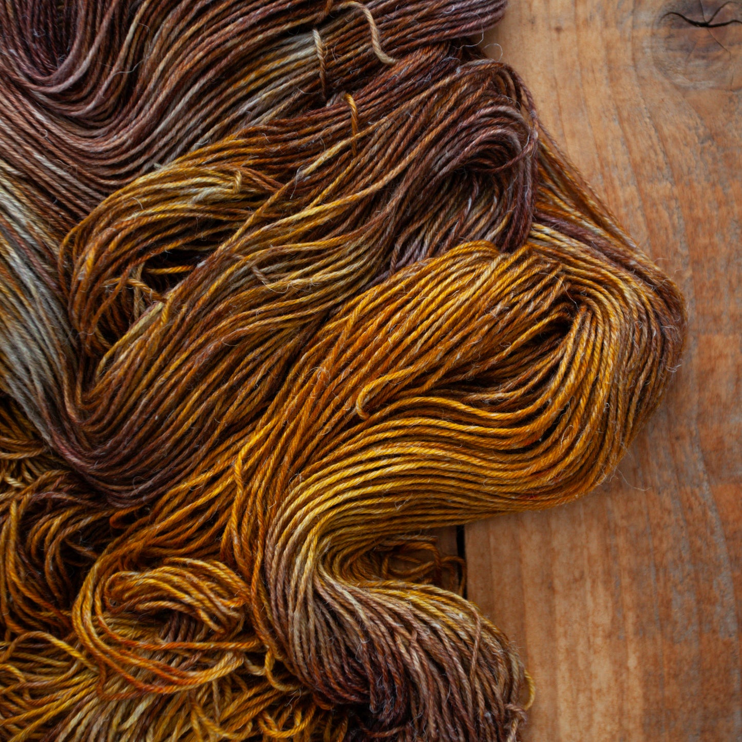 Superwash Merino/Linen/Yak - DK weight - hand dyed yarn - Ready to Ship