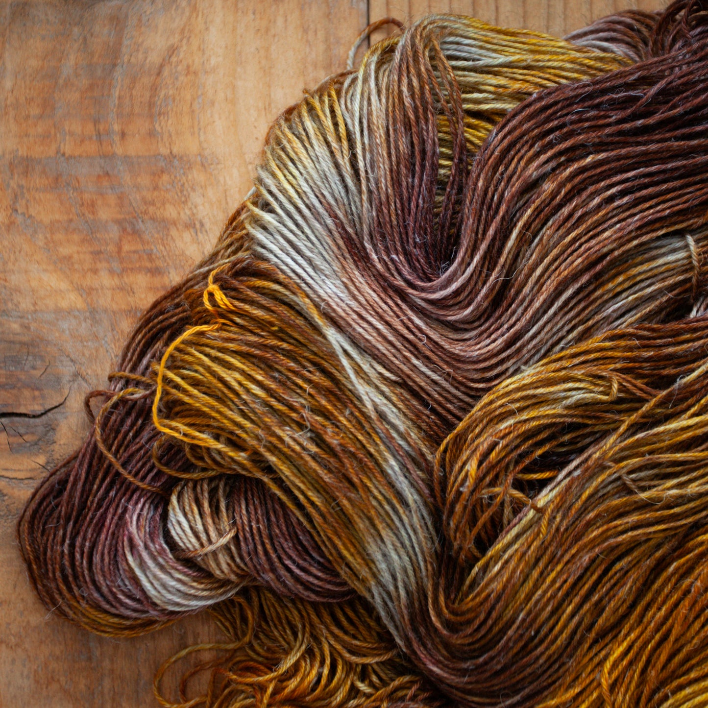Superwash Merino/Linen/Yak - DK weight - hand dyed yarn - Ready to Ship
