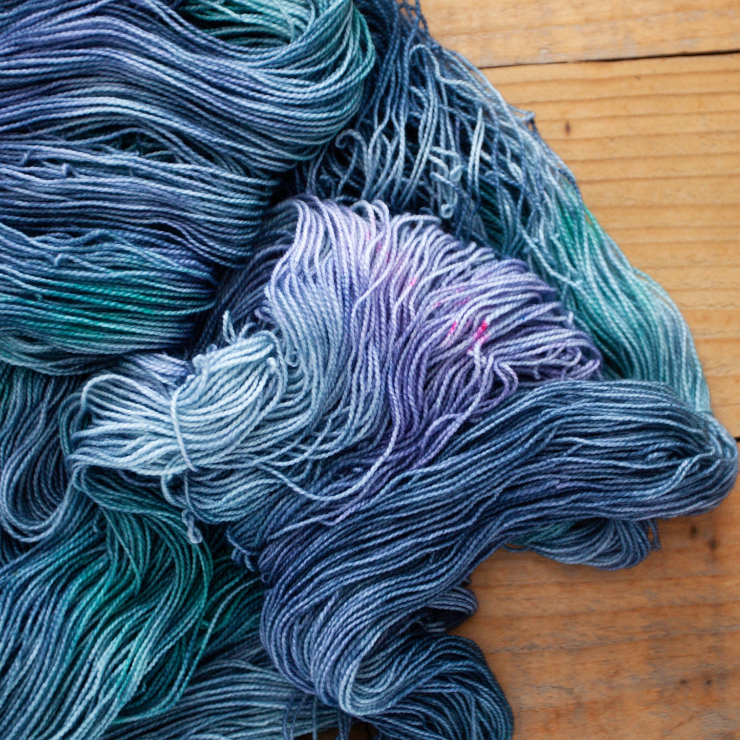 Superwash Bluefaced Leicester (BFL)/Nylon High Twist 4ply hand dyed yarn - sock weight - Ready to Ship