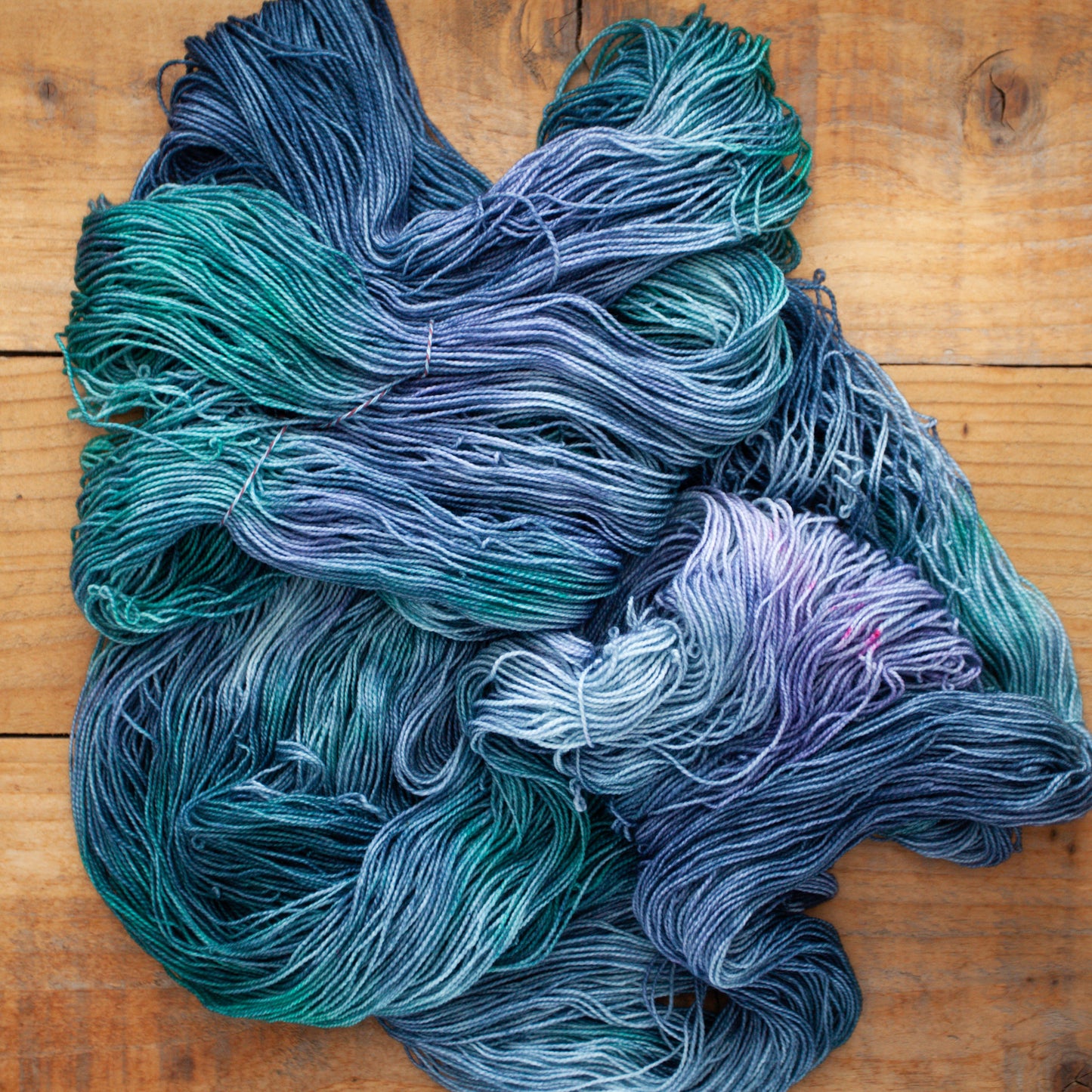 Superwash Bluefaced Leicester (BFL)/Nylon High Twist 4ply hand dyed yarn - sock weight - Ready to Ship