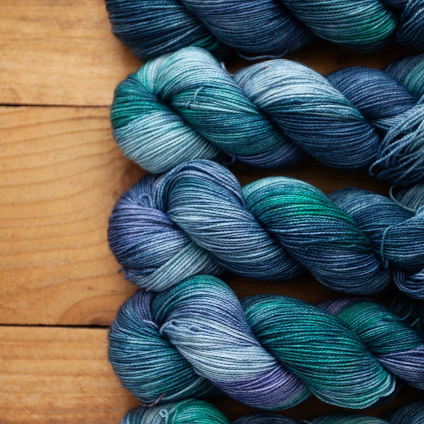 Superwash Bluefaced Leicester (BFL)/Nylon High Twist 4ply hand dyed yarn - sock weight - Ready to Ship