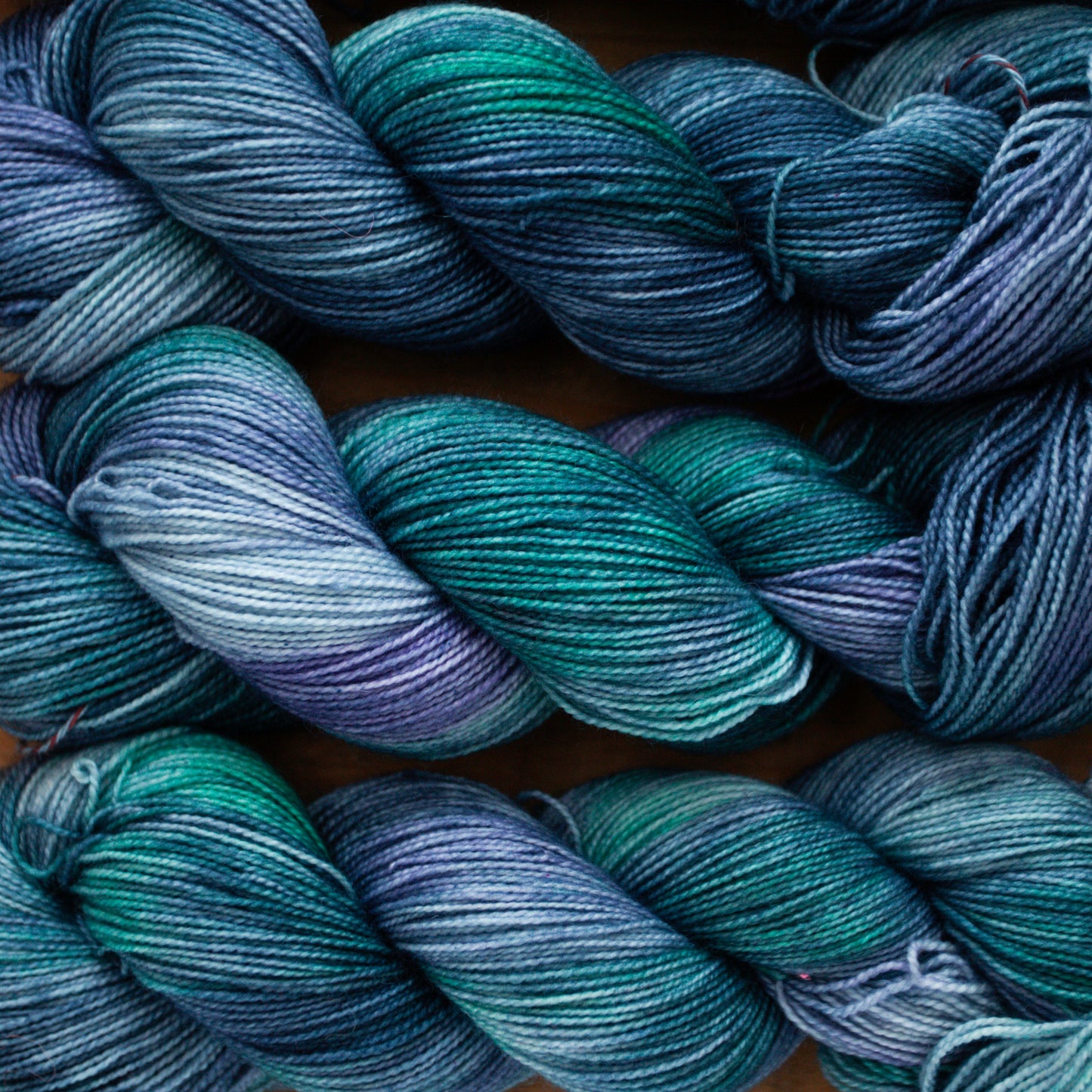 Superwash Bluefaced Leicester (BFL)/Nylon High Twist 4ply hand dyed yarn - sock weight - Ready to Ship