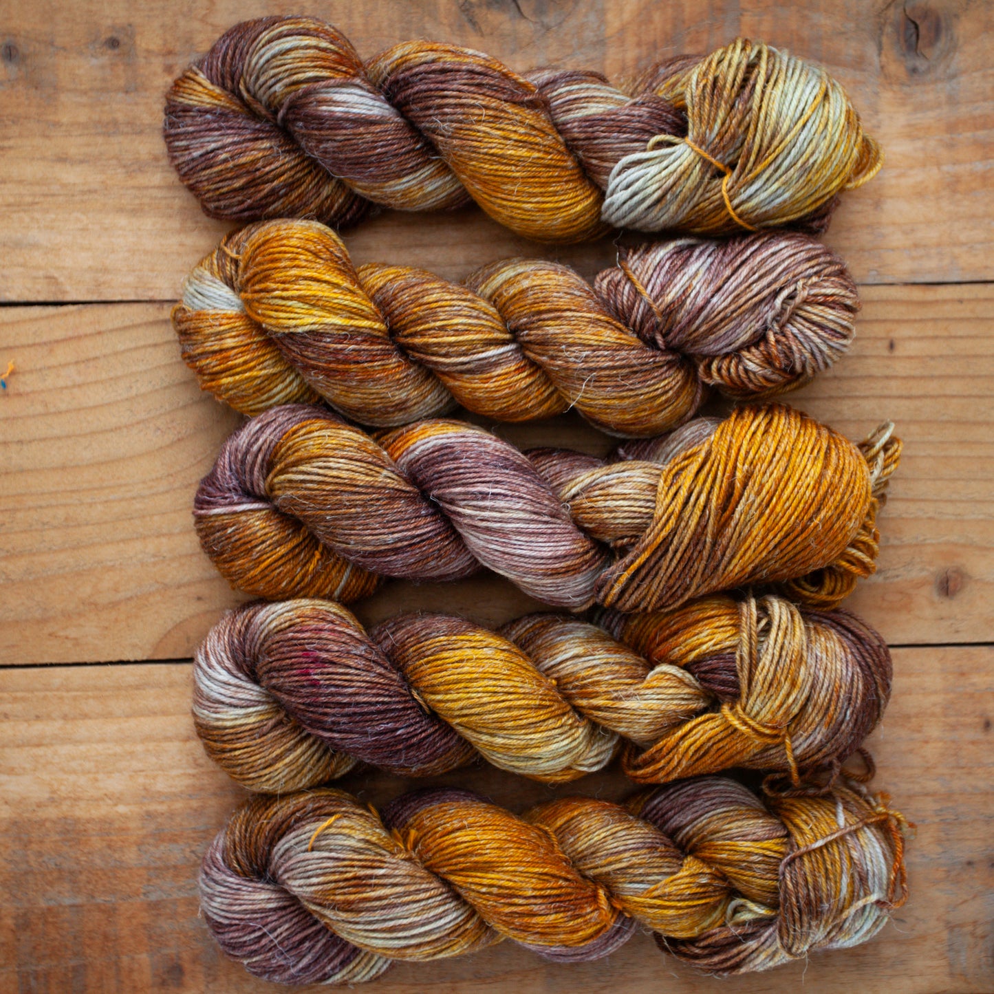 Superwash Merino/Linen/Yak - DK weight - hand dyed yarn - Ready to Ship