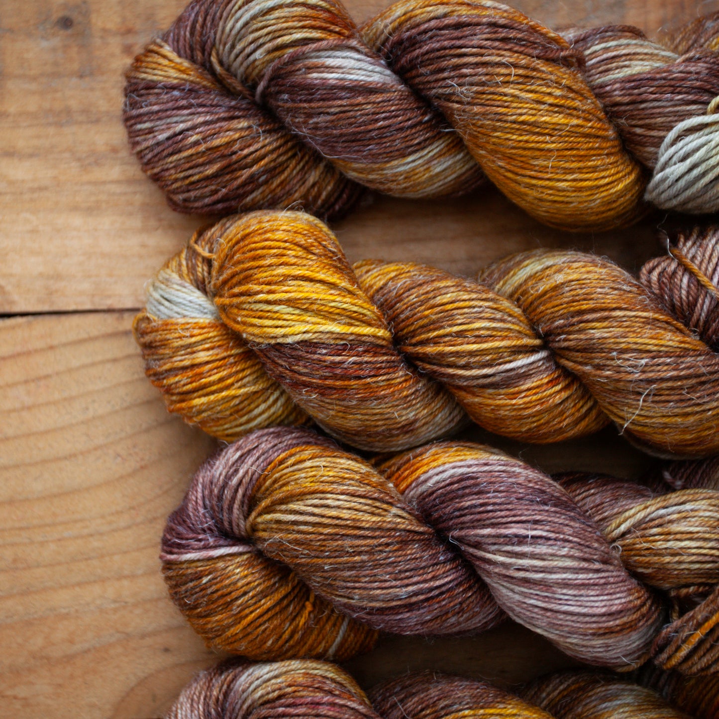 Superwash Merino/Linen/Yak - DK weight - hand dyed yarn - Ready to Ship