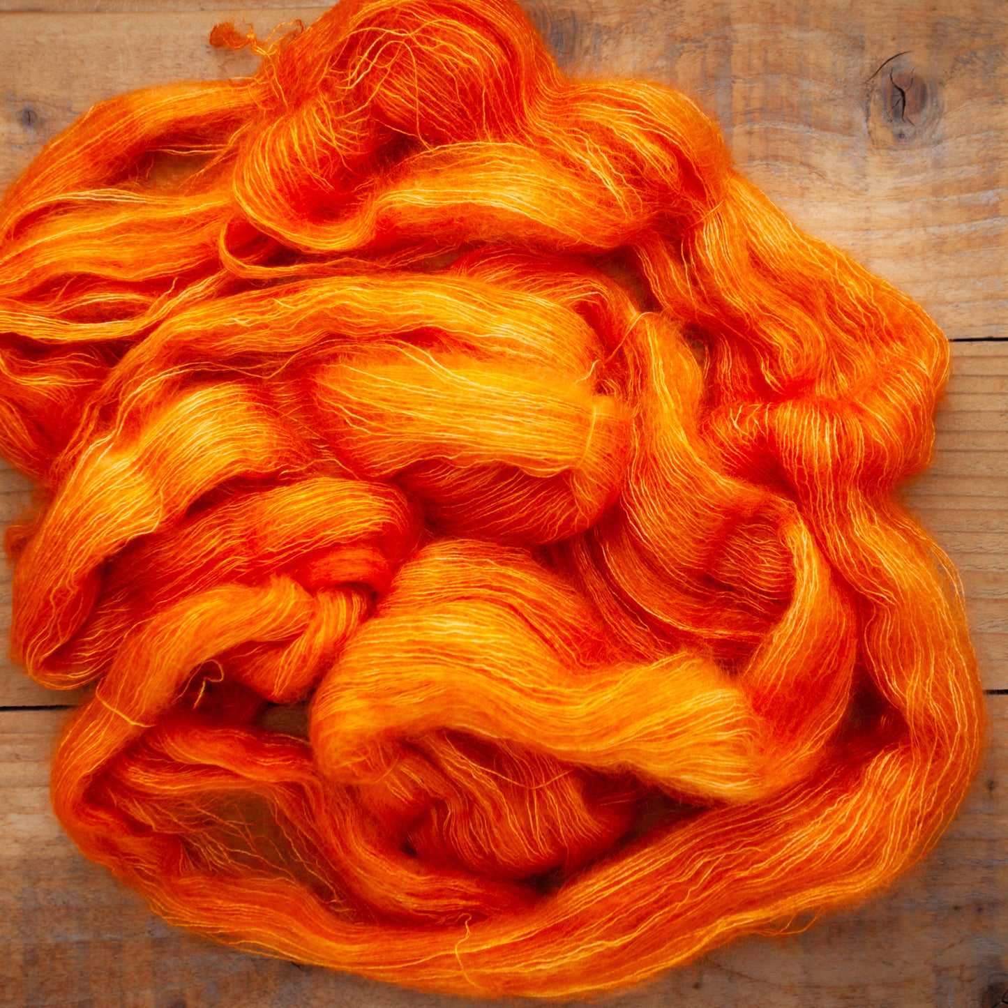 Kid Silk Mohair - lace weight - hand dyed yarn - Ready to Ship
