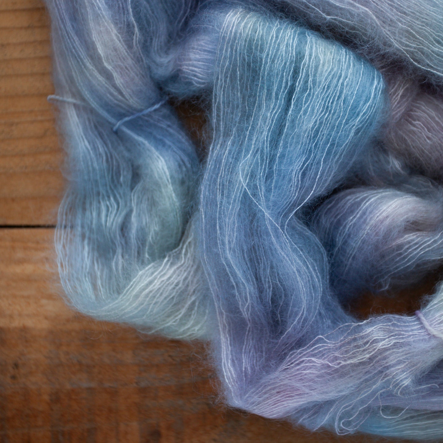 Kid Silk Mohair - lace weight - hand dyed yarn - Ready to Ship
