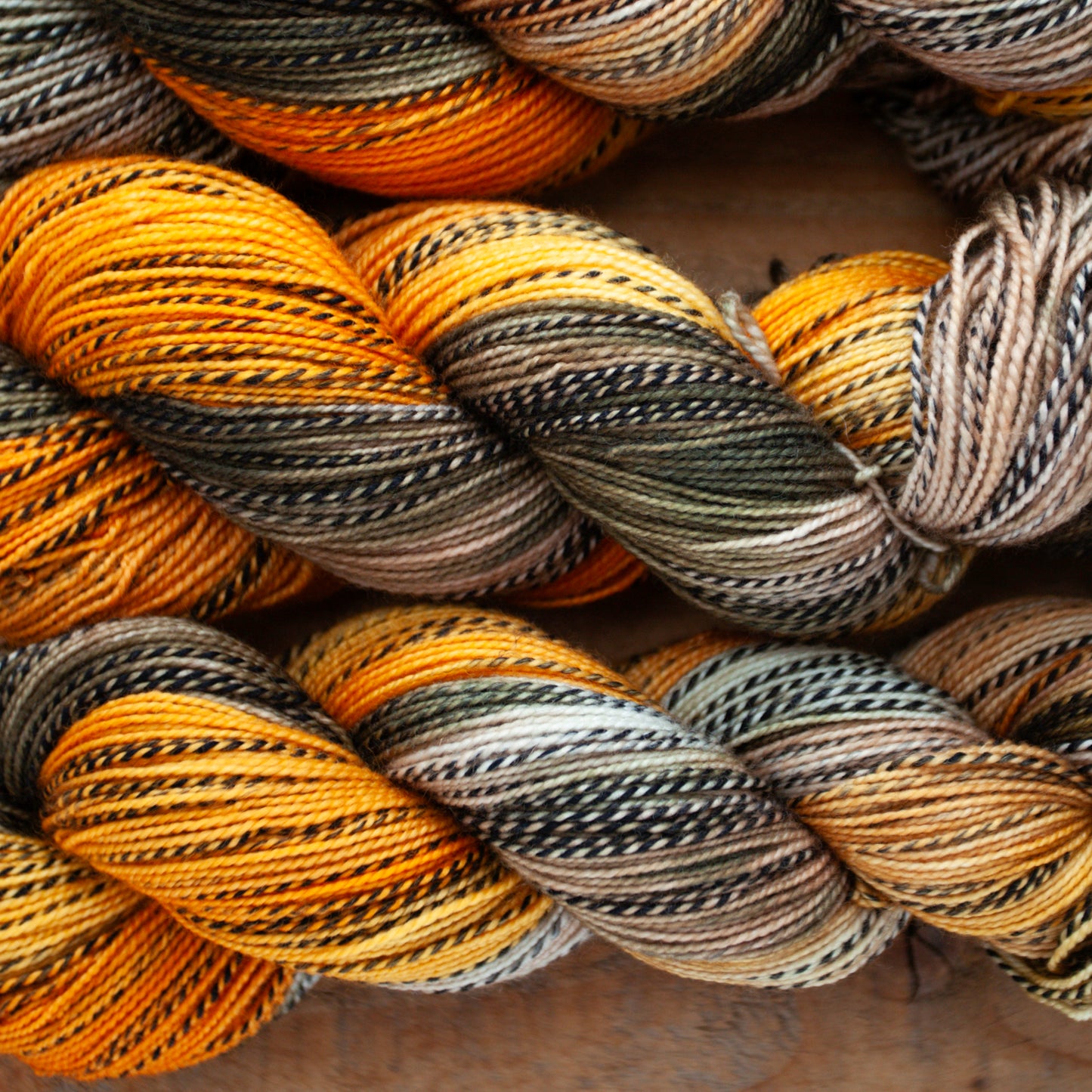 Zebra Sock yarn - Superwash Merino/Nylon 4ply - High Twist - hand dyed yarn - Ready to Ship