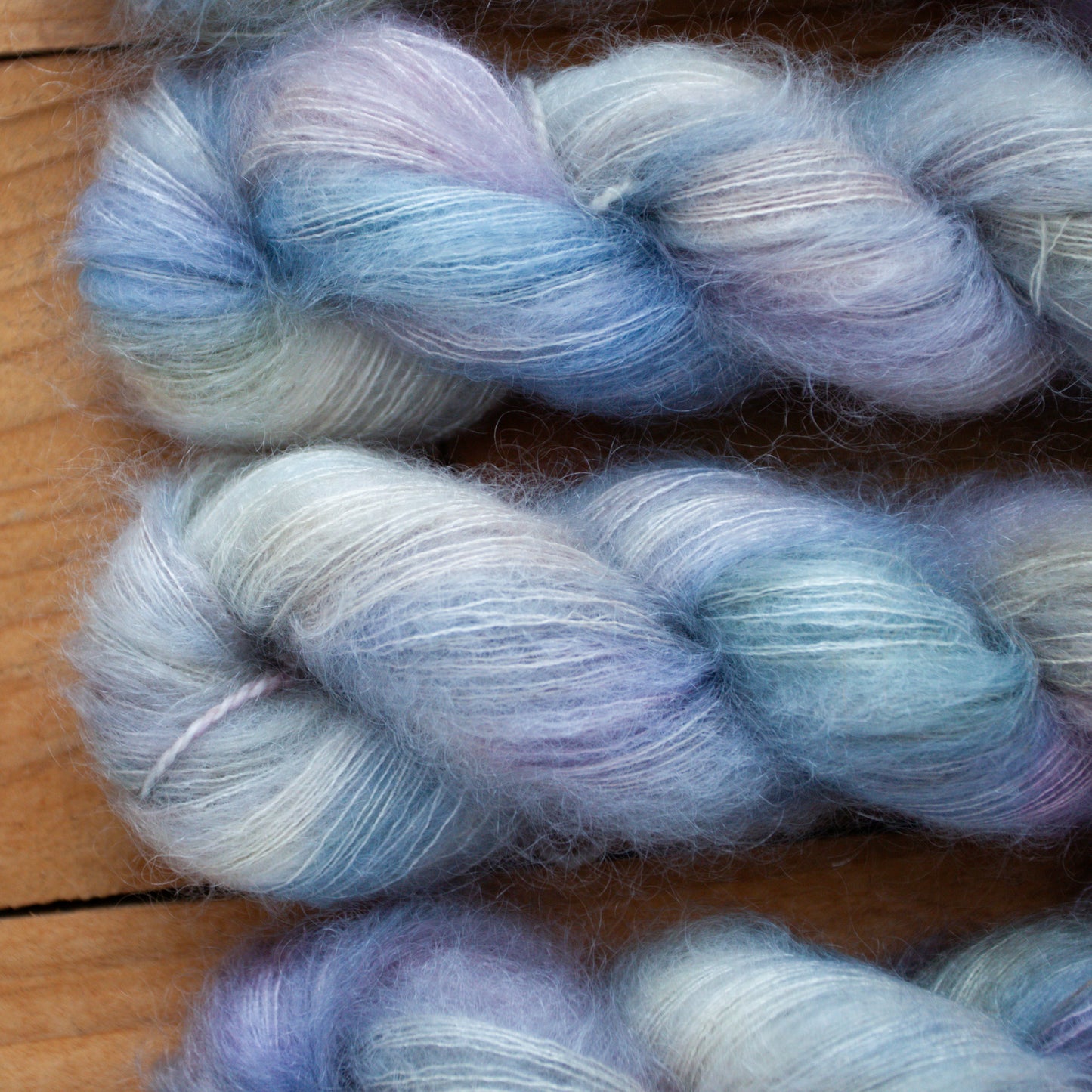 Kid Silk Mohair - lace weight - hand dyed yarn - Ready to Ship
