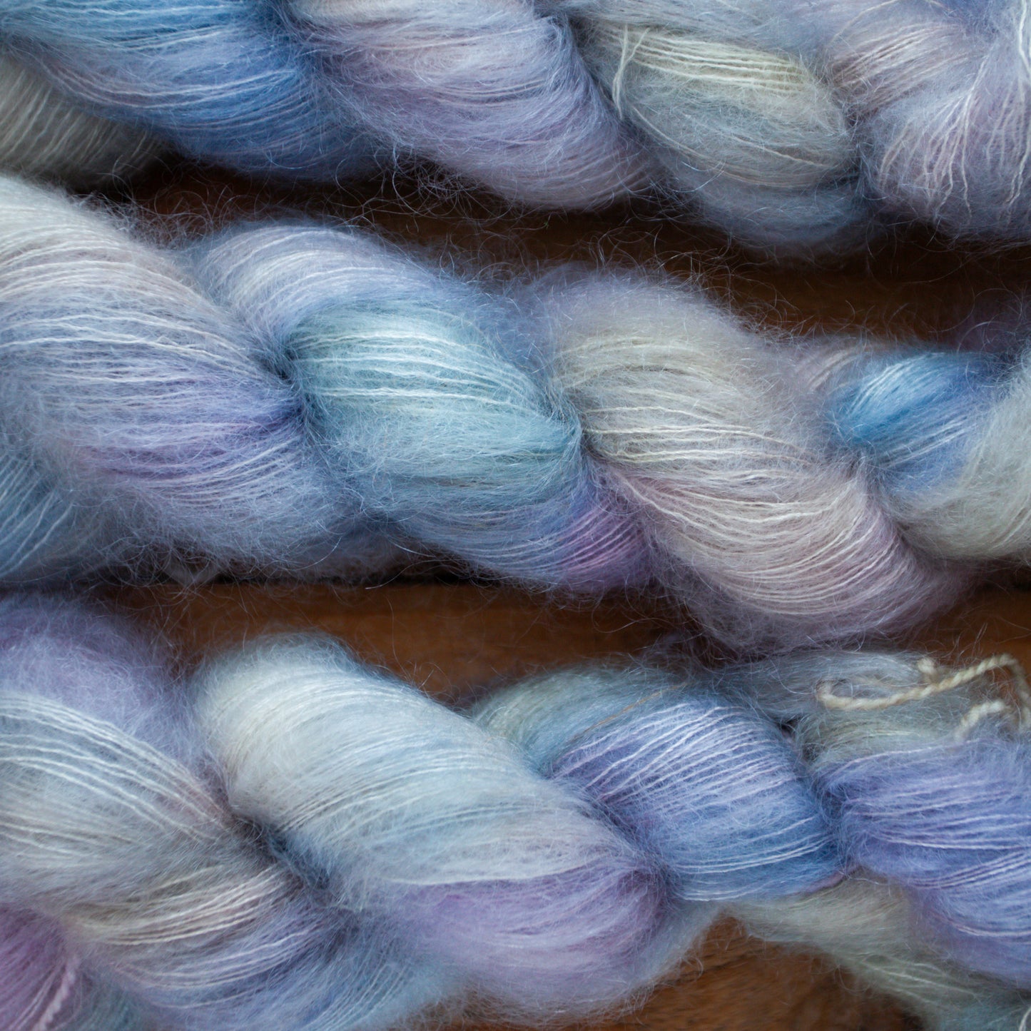 Kid Silk Mohair - lace weight - hand dyed yarn - Ready to Ship
