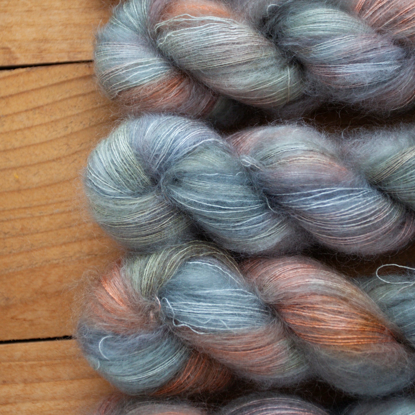 Kid Silk Mohair - lace weight - hand dyed yarn - Ready to Ship