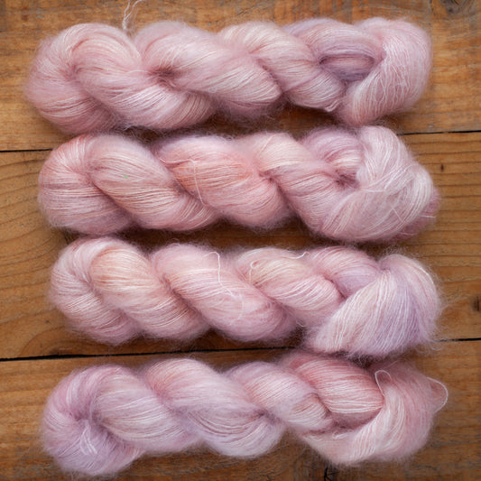 Kid Silk Mohair - lace weight - hand dyed yarn - Ready to Ship