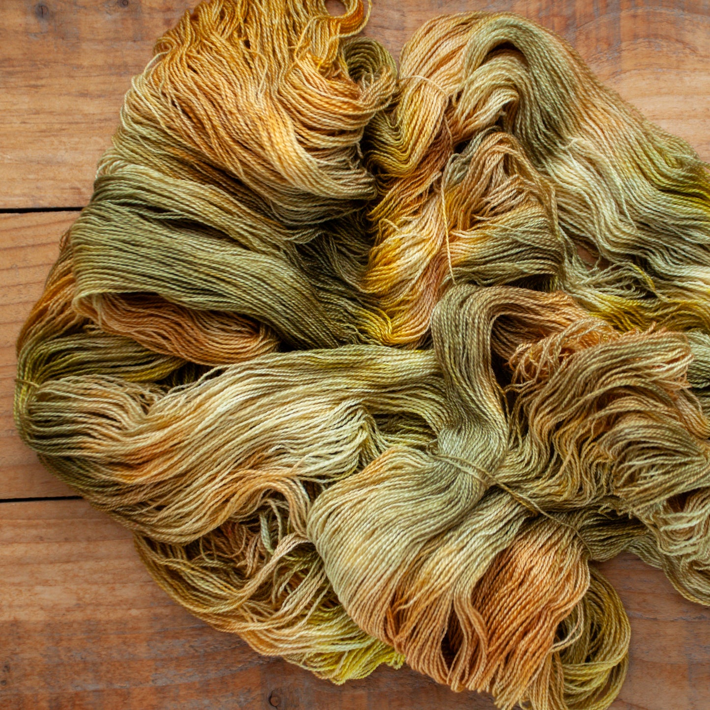 Superwash Bluefaced Leicester (BFL)/Silk - lace weight - hand dyed yarn - Ready to Ship