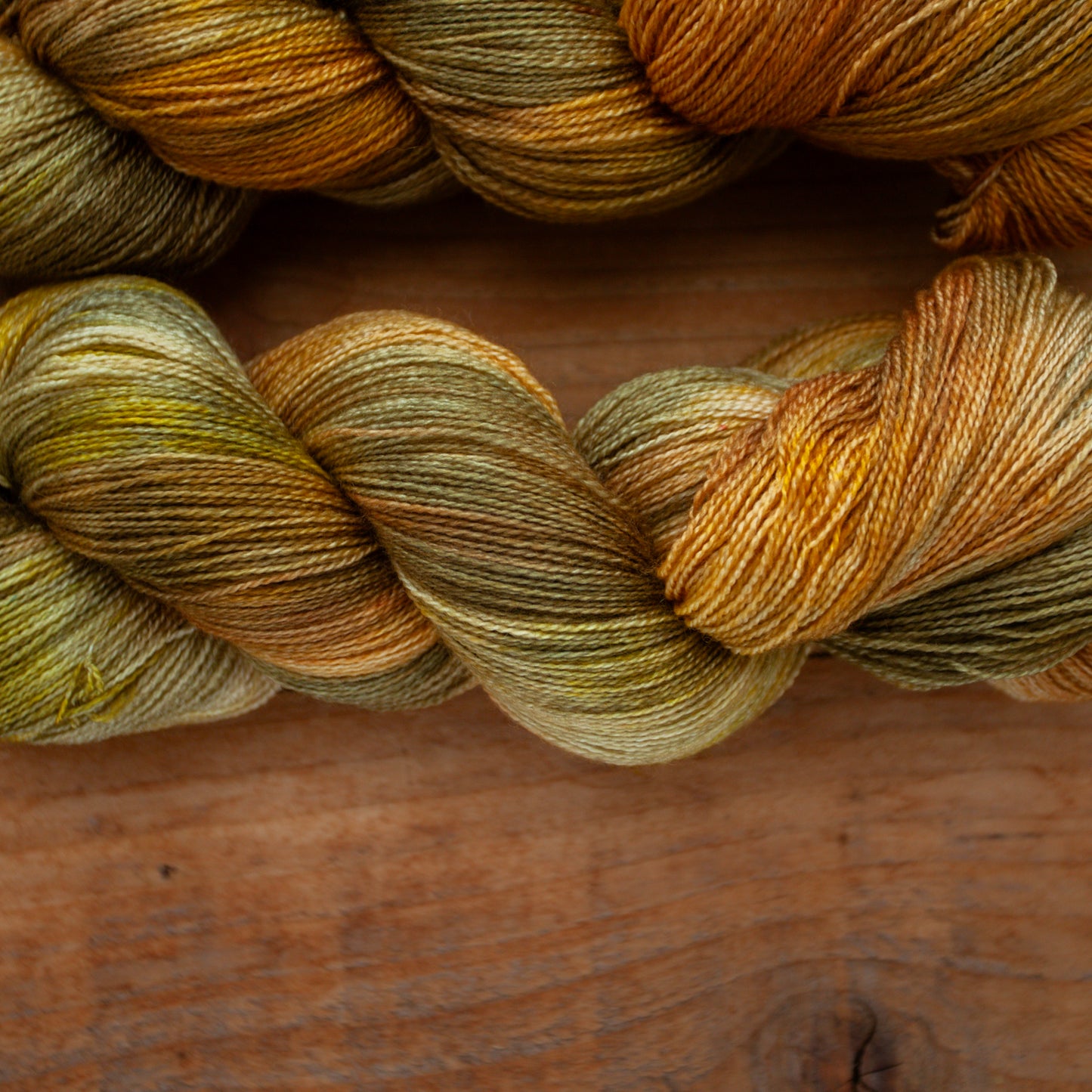 Superwash Bluefaced Leicester (BFL)/Silk - lace weight - hand dyed yarn - Ready to Ship
