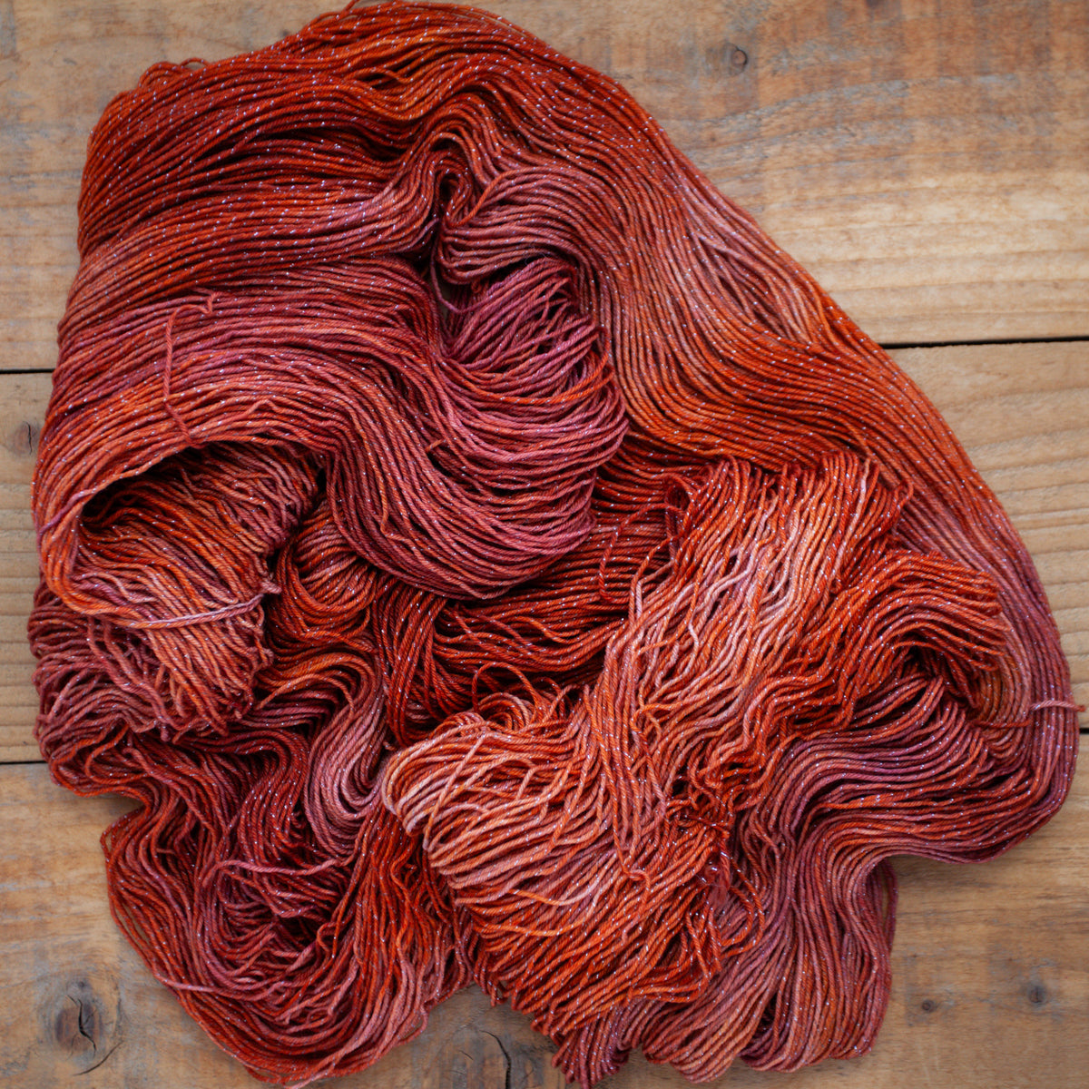 Superwash Merino/Nylon Sparkle - 4ply/fingering weight - hand dyed yarn - Ready to Ship