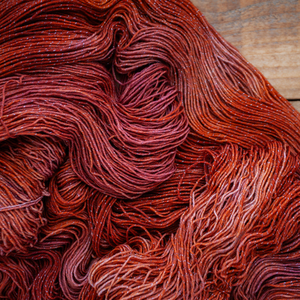 Superwash Merino/Nylon Sparkle - 4ply/fingering weight - hand dyed yarn - Ready to Ship