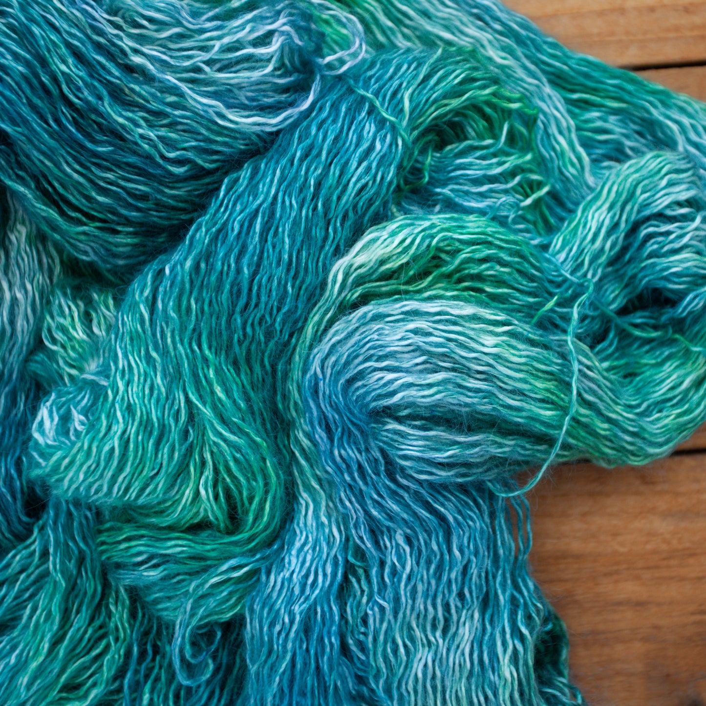 Silk Baby Suri Alpaca - fingering weight 4ply - hand dyed yarn - Ready to Ship
