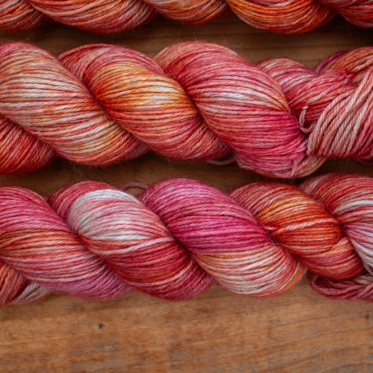 Baby Alpaca/Silk/Cashmere - DK weight - hand dyed yarn - Ready to Ship