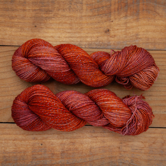 Superwash Merino/Nylon Sparkle - 4ply/fingering weight - hand dyed yarn - Ready to Ship
